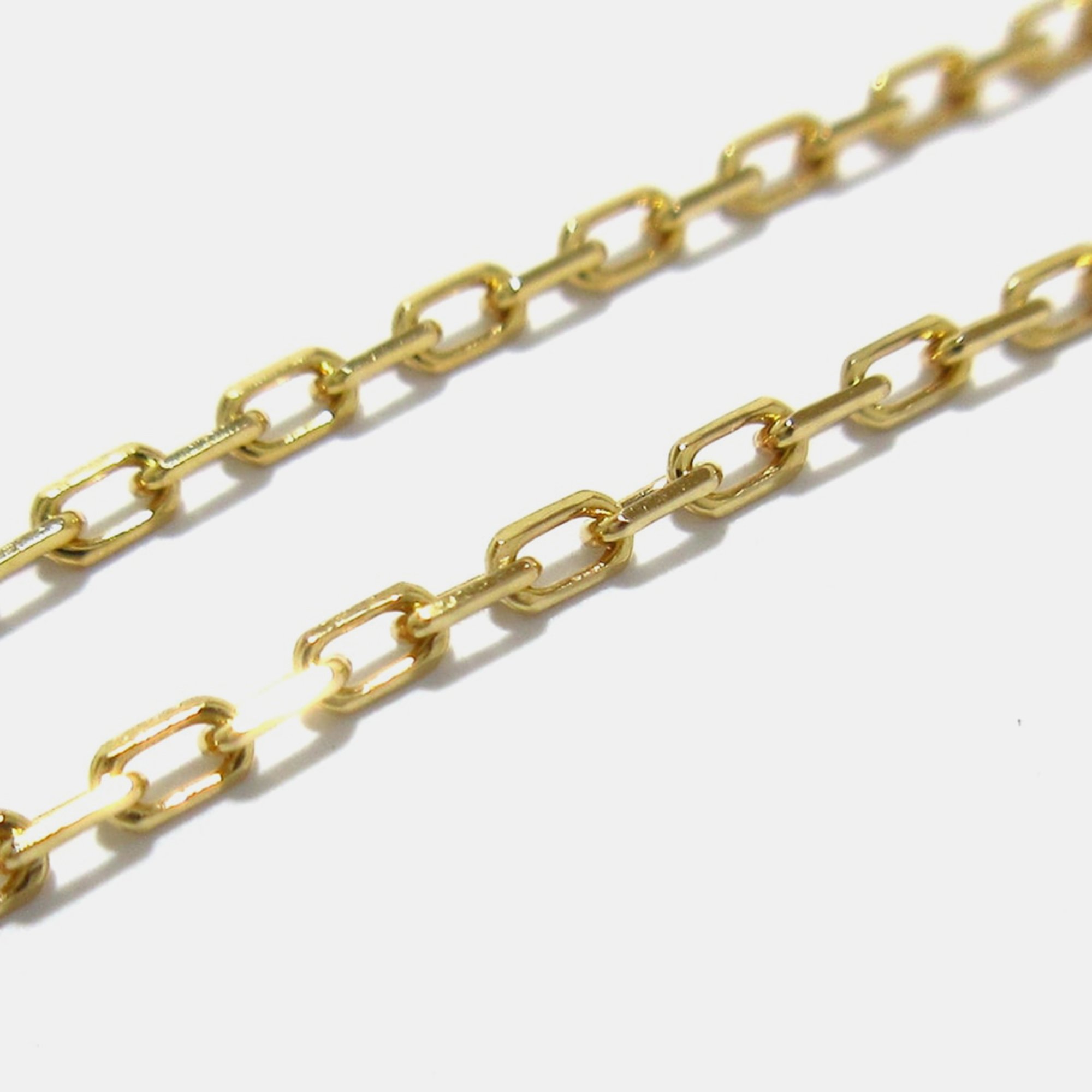 Cartier Logo Double C 18K Rose Gold Sapphire Necklace