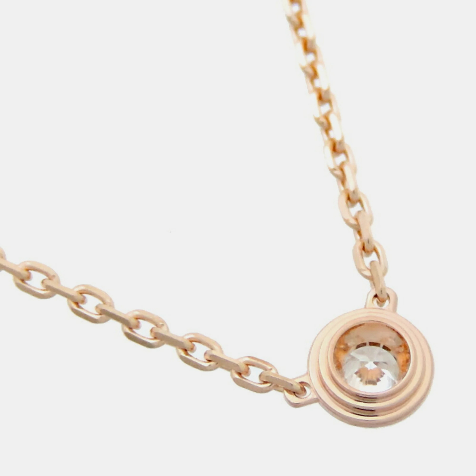 Cartier D'Amour XS 18K Rose Gold Diamond Necklace