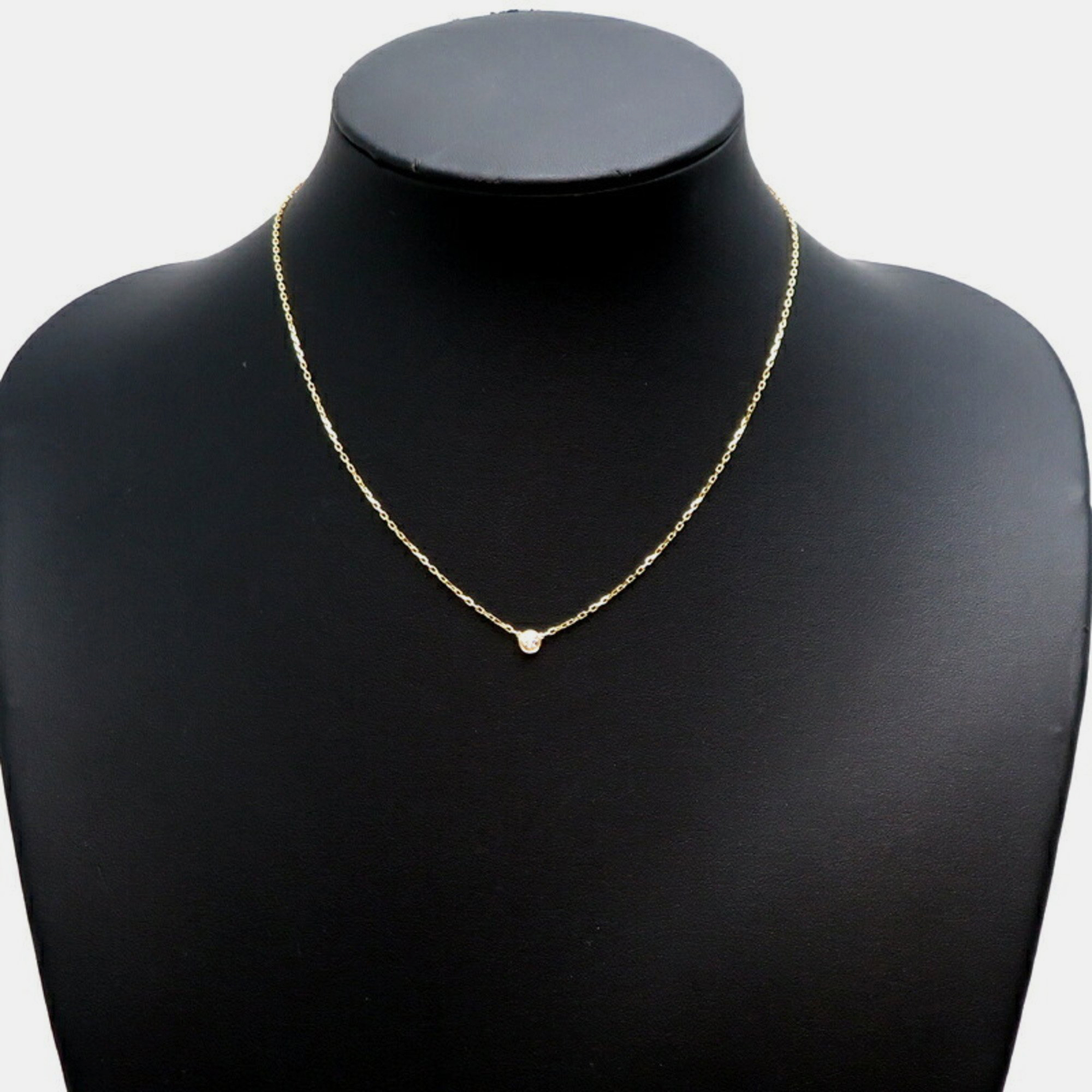 Cartier D'amour Small 18K Yellow Gold Diamond Necklace