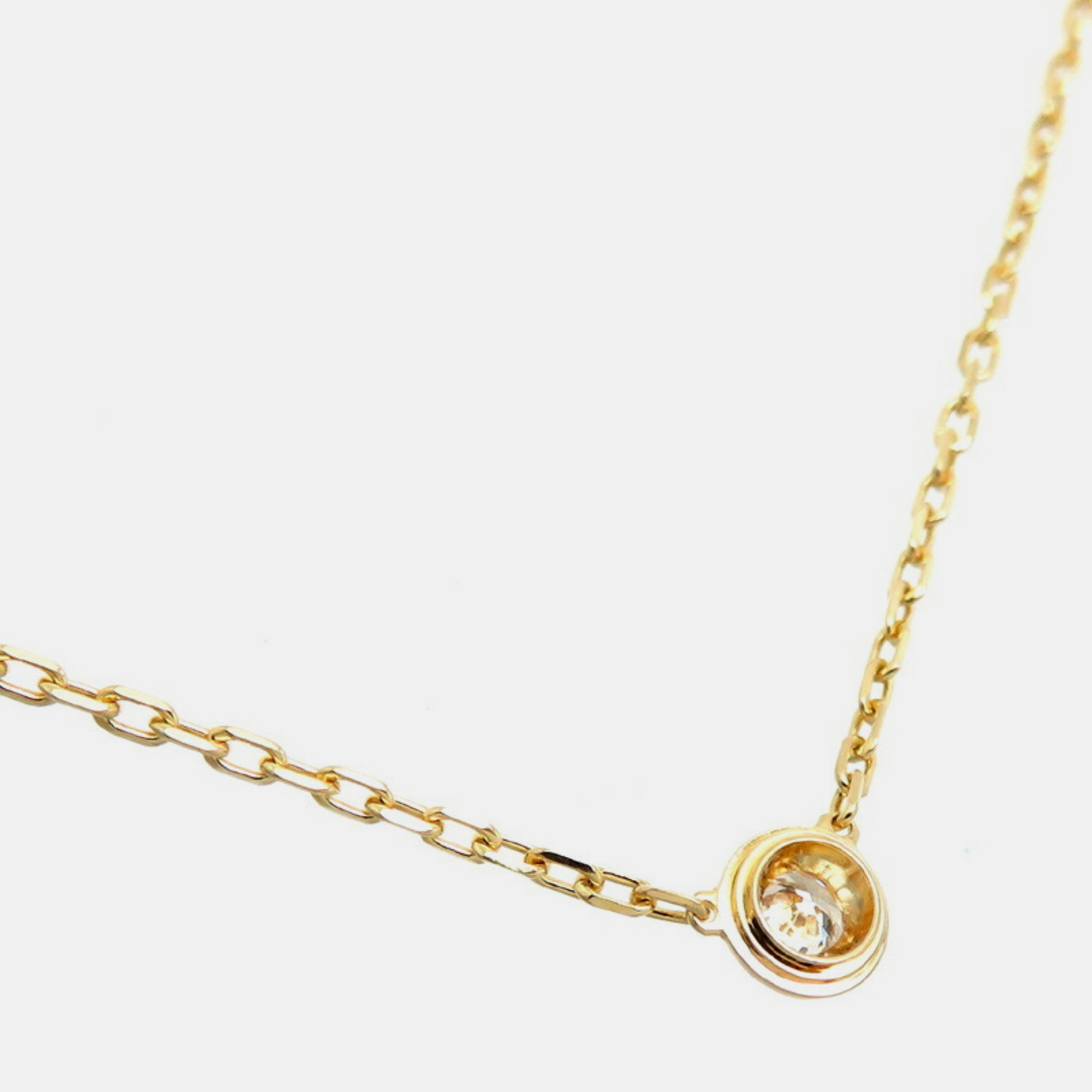 Cartier D'amour Small 18K Yellow Gold Diamond Necklace