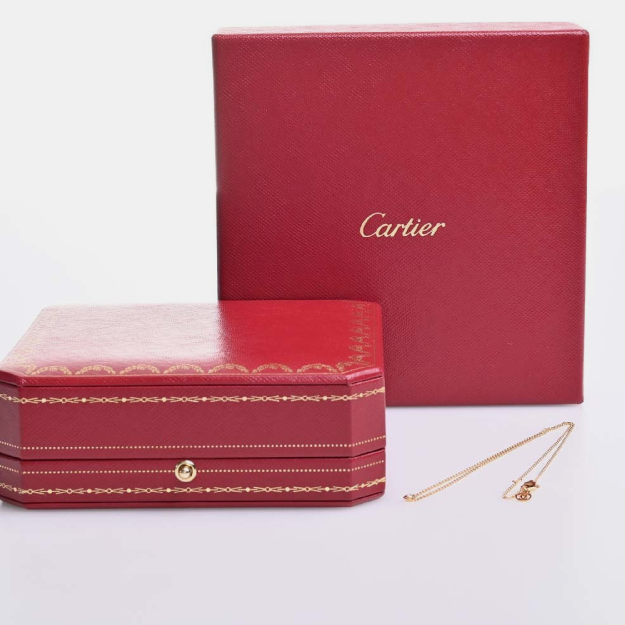 Cartier D'amour XS 18K Yellow Gold Diamond Necklace
