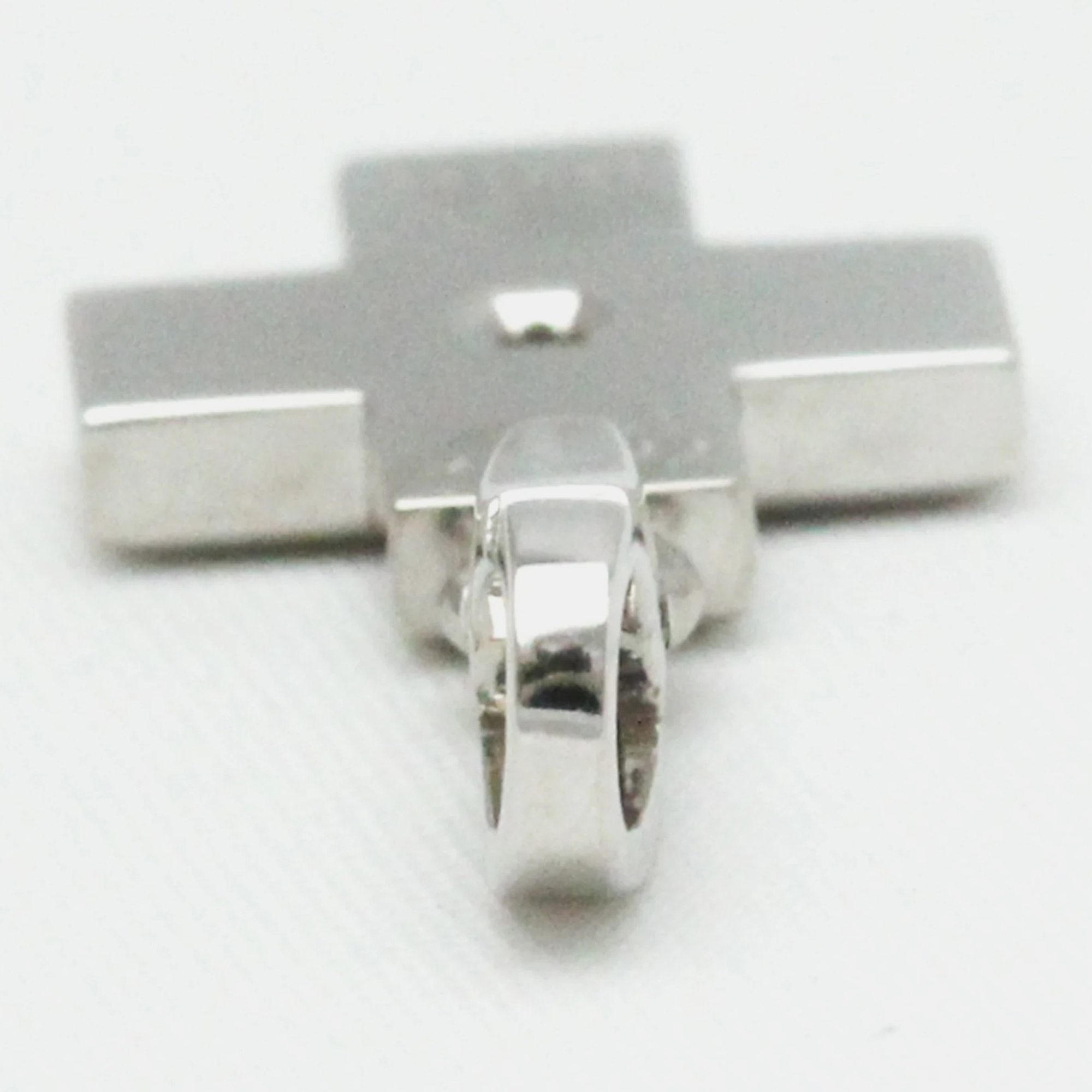 Cartier Cross 18K White Gold Diamond Charms And Pendants