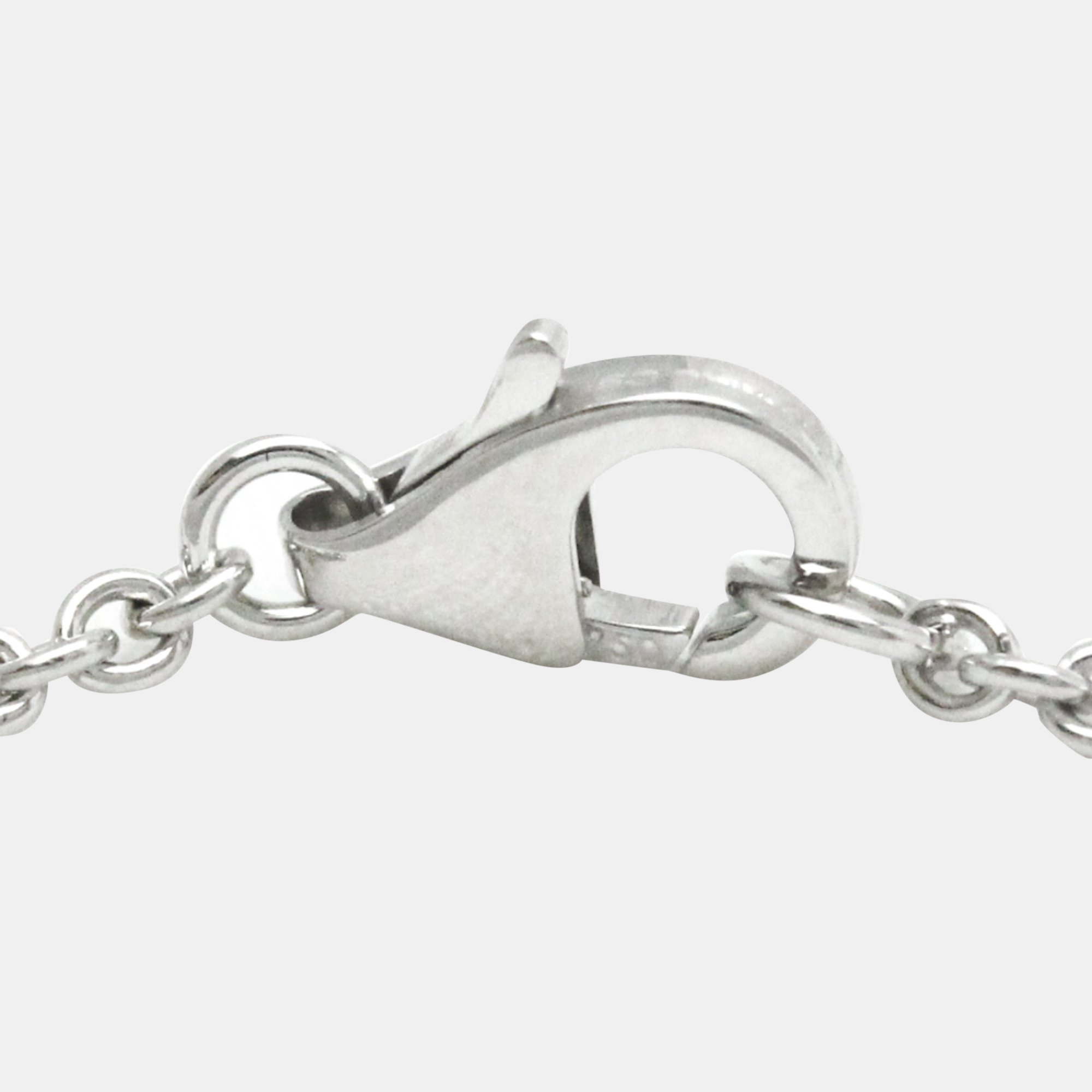 Cartier 18K White Gold Love Chain Bracelet