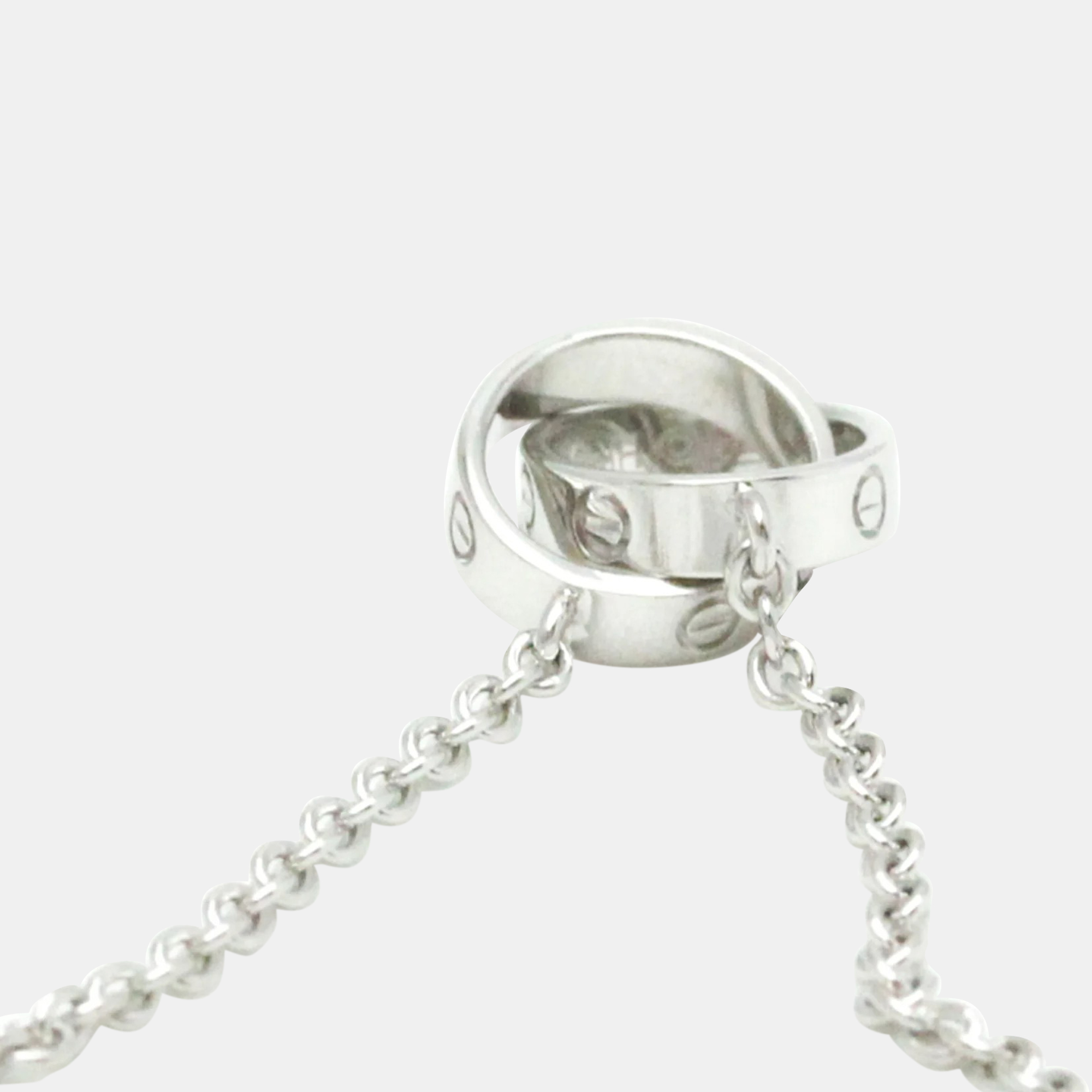 Cartier Love 18K White Gold Necklace