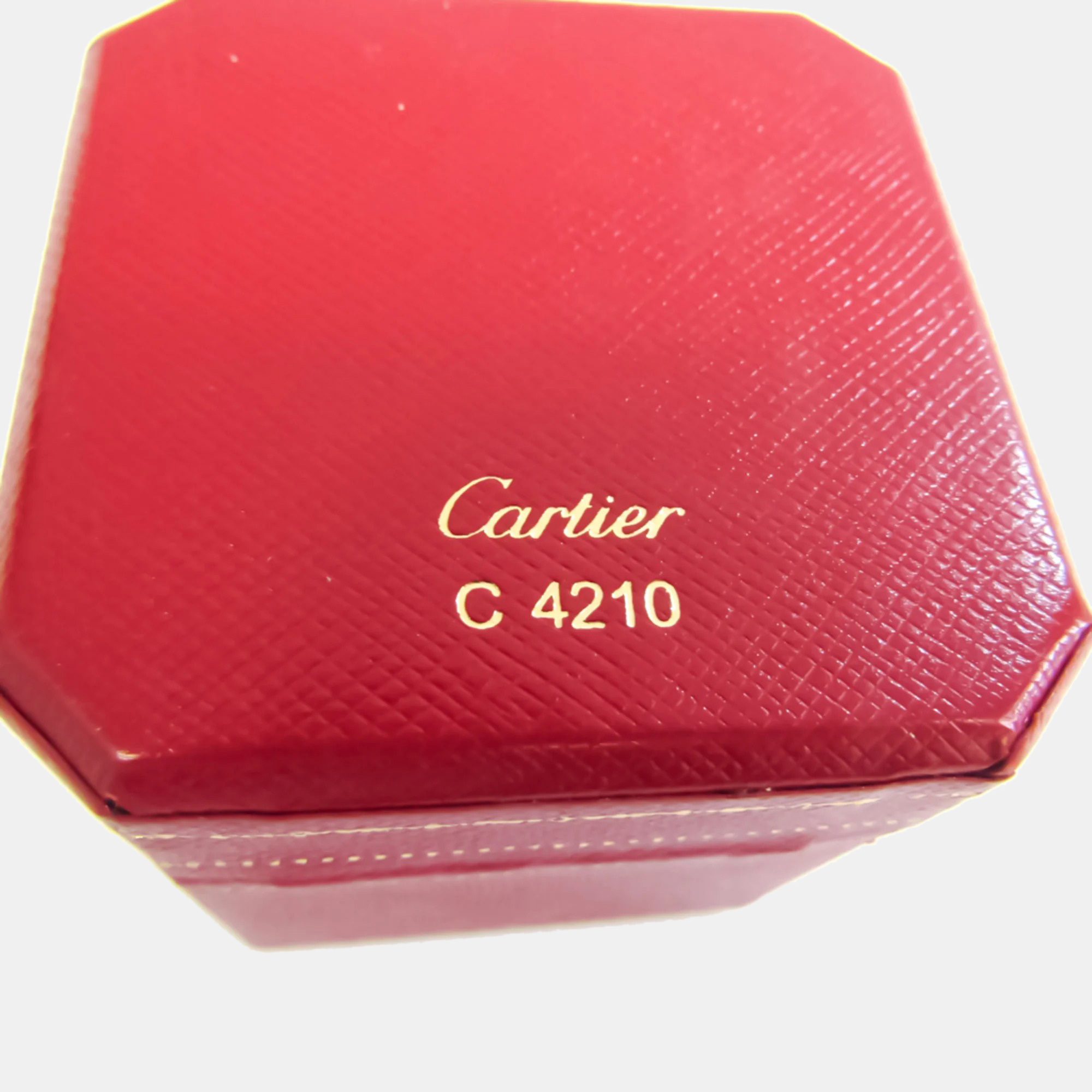 Cartier Love 18K Rose Gold Diamond Ring EU 47