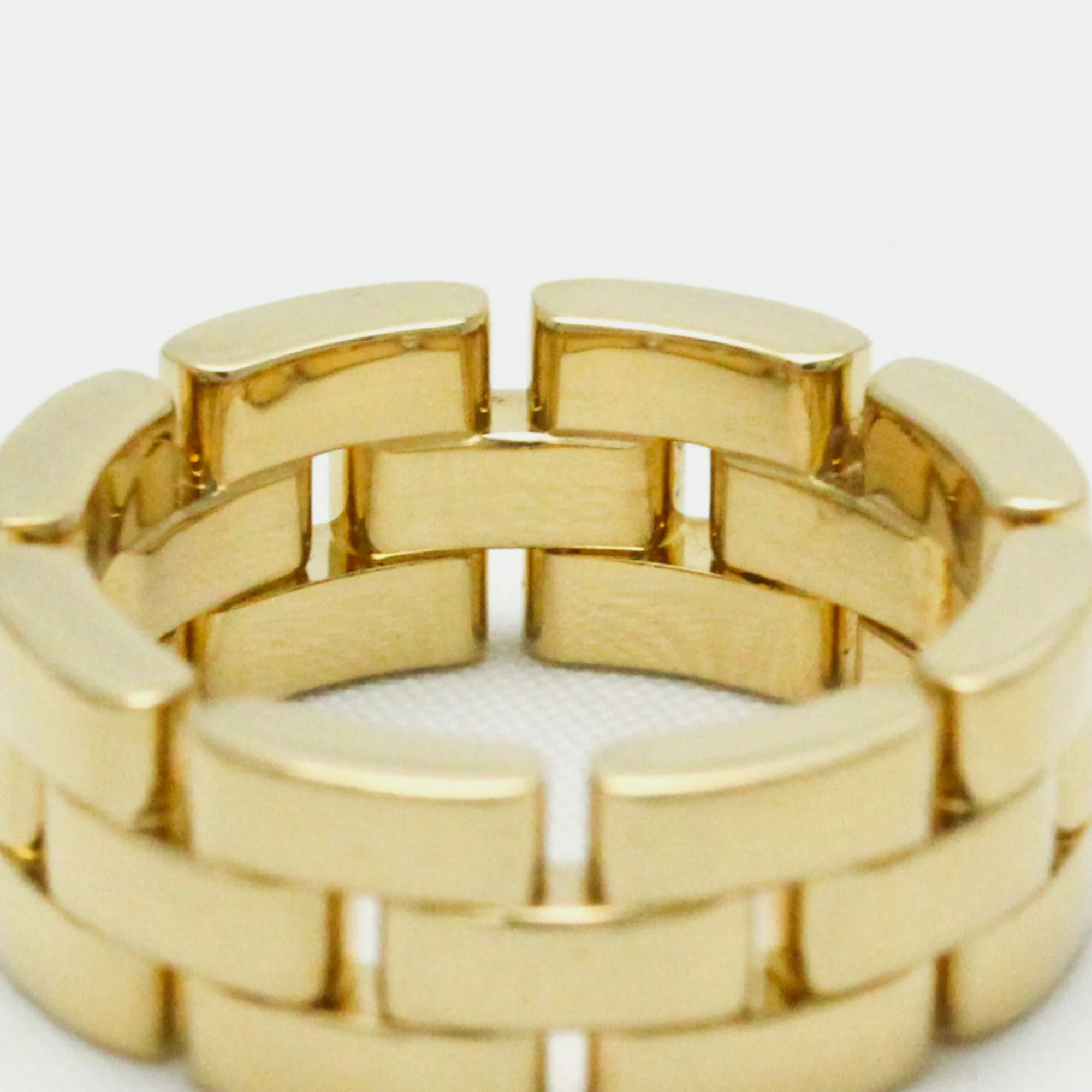 Cartier Maillon Panthere 18K Yellow Gold Ring EU 51
