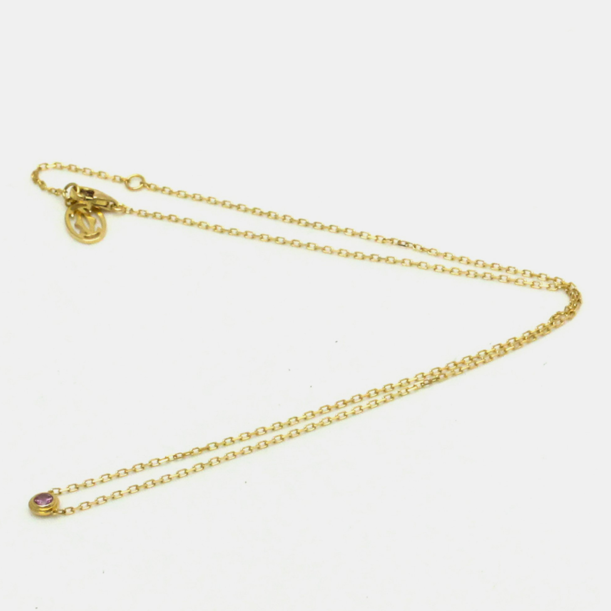 Cartier 18K Rose Gold Saphirs Légers De Cartier Pendant Necklace
