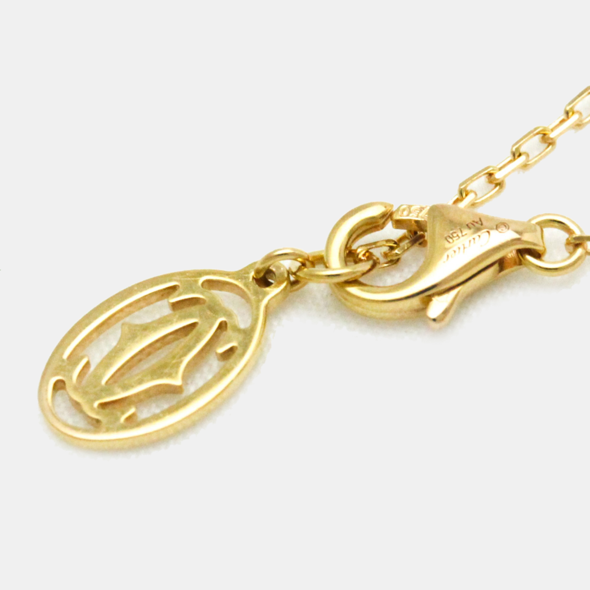 Cartier 18K Rose Gold Saphirs Légers De Cartier Pendant Necklace