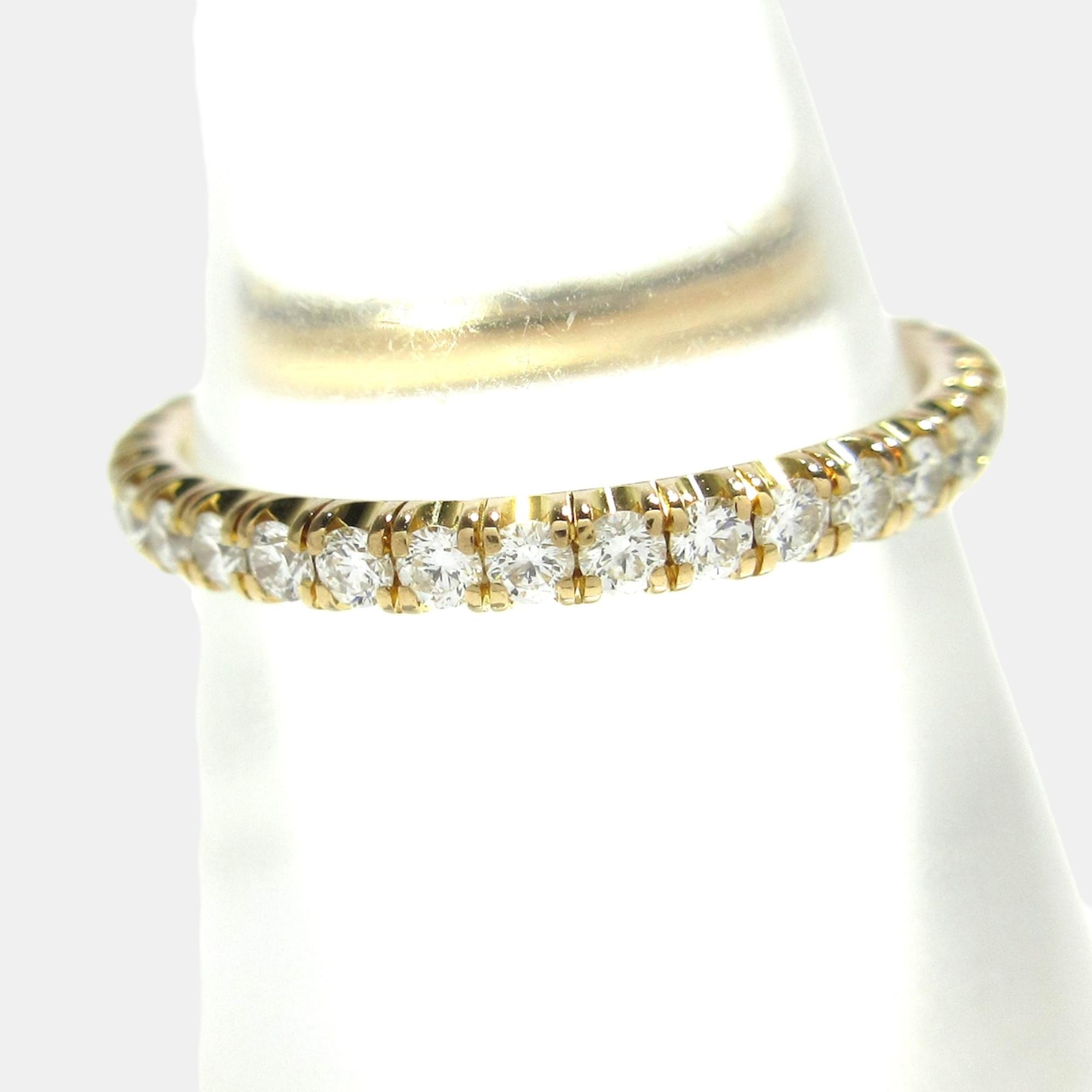 Cartier 18K Rose Gold And Diamond Etincelle De Cartier Wedding Band Ring
