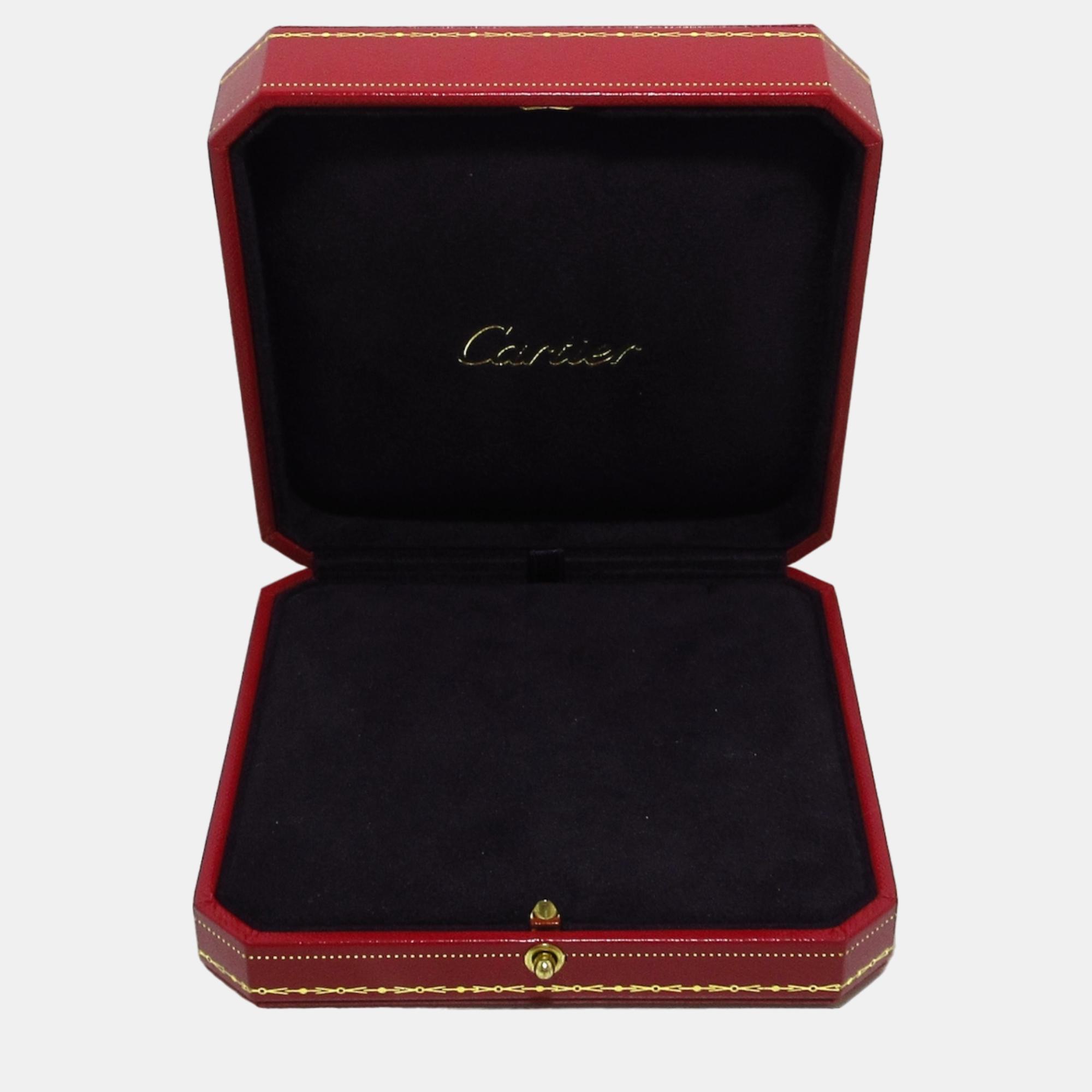 Cartier 18K White Gold, Diamond And Ceramic Trinity Pendant Necklace