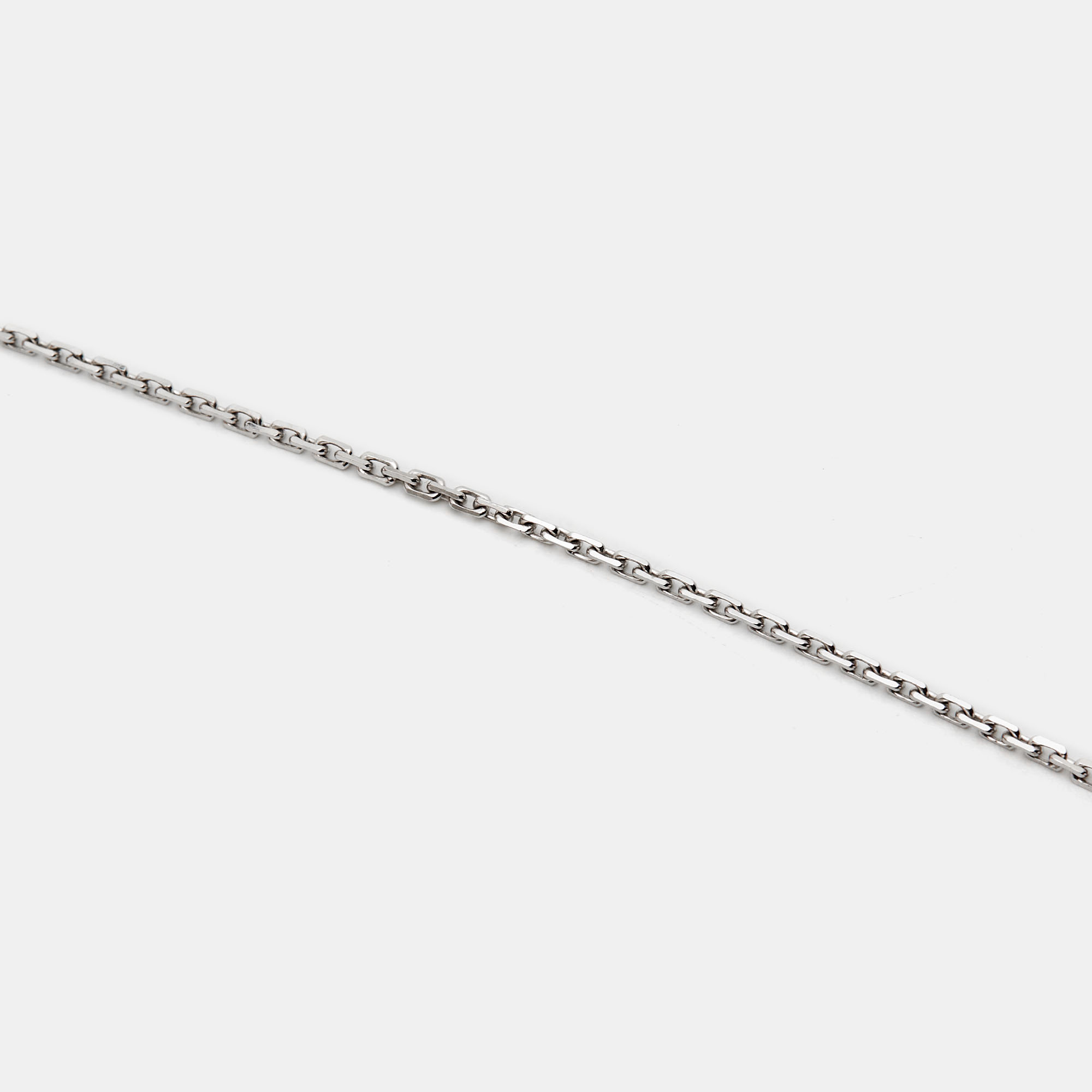 Cartier Love 3 Diamond 18k White Gold Pendant Necklace