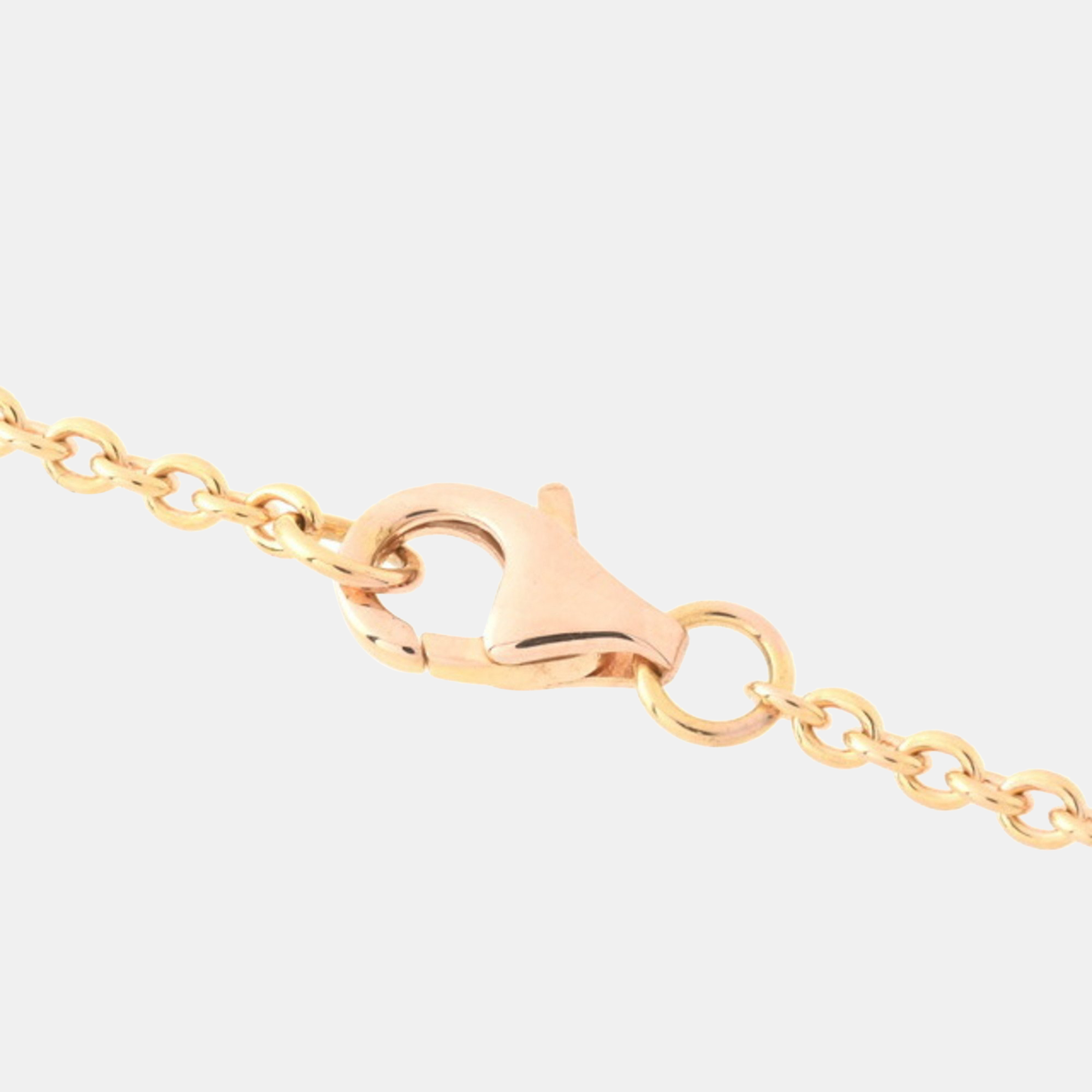 Cartier 18K Rose Gold Baby Love Pendant Necklace