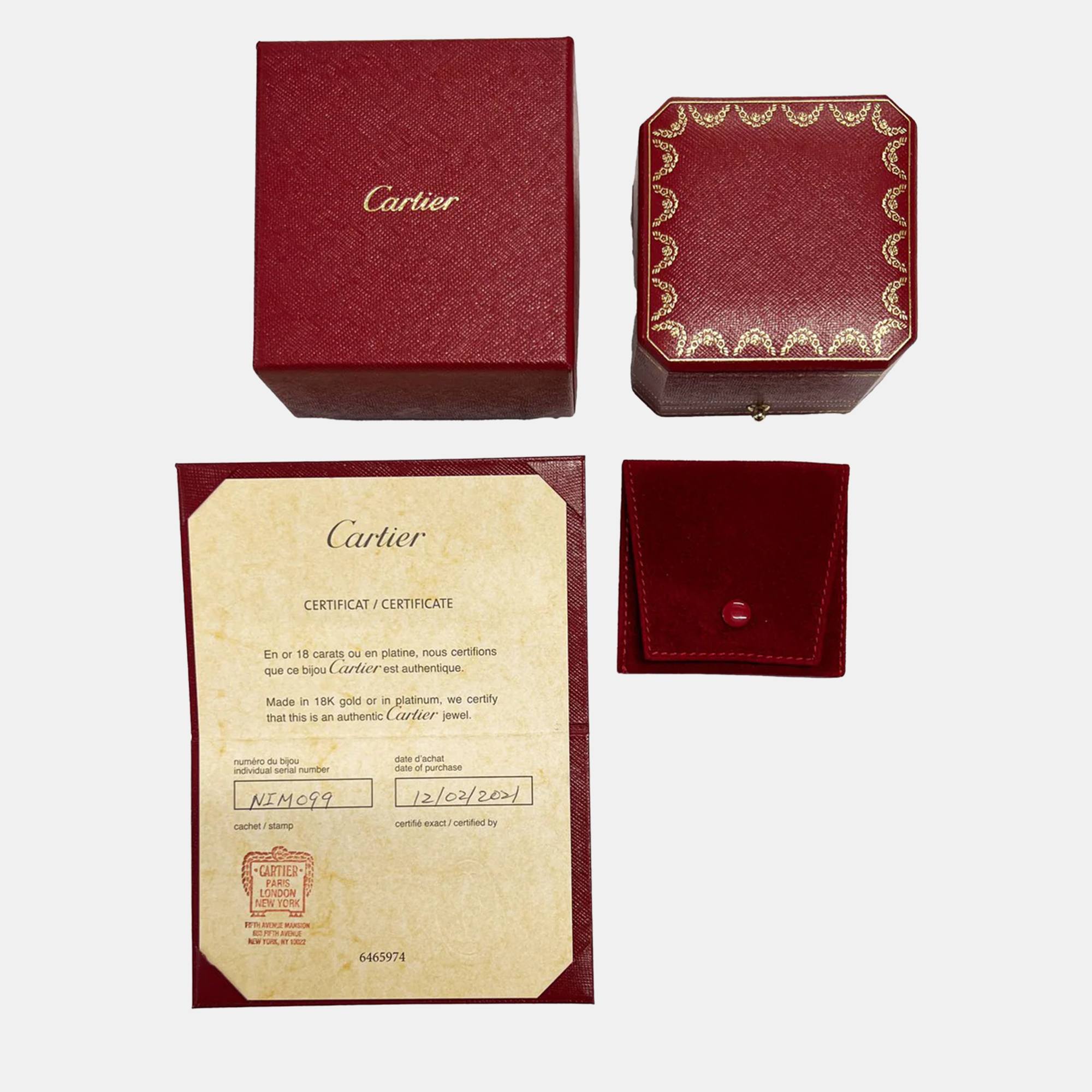Cartier Panthere De Cartier Diamond Ring In 18k White Gold 0.68 CTW EU 49