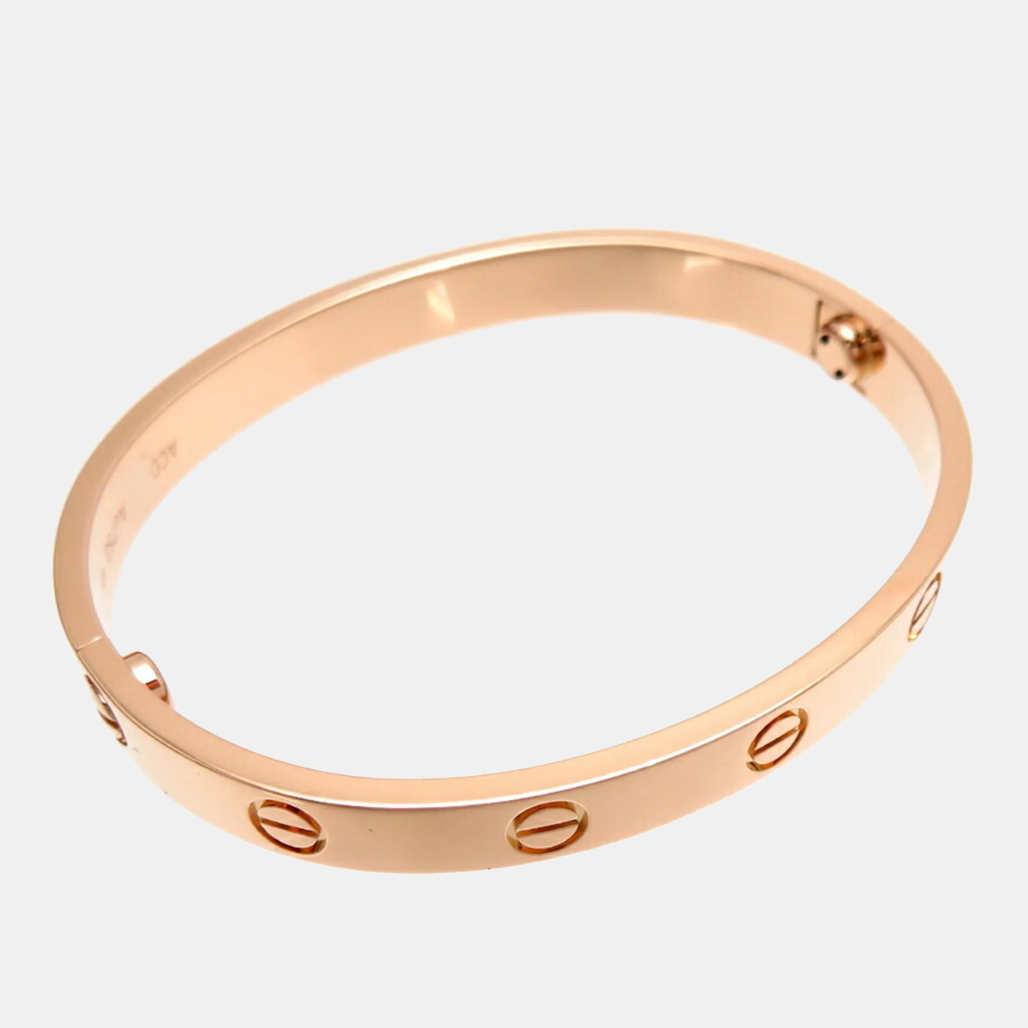Cartier 18K Rose Gold Bangle Bracelet