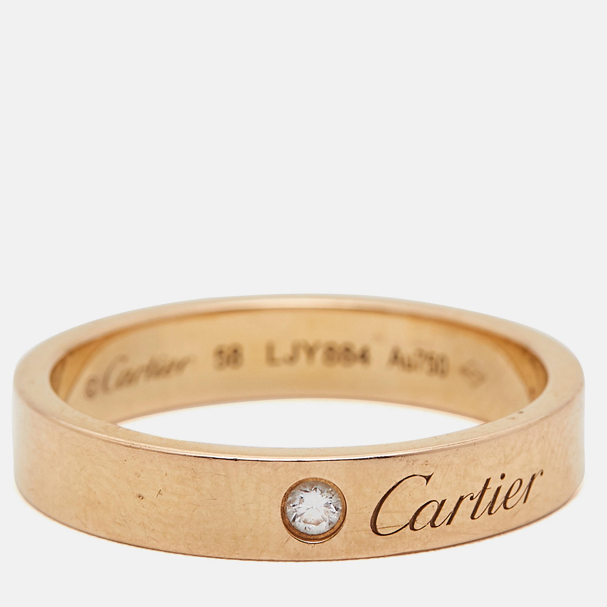 Cartier C De Cartier Diamond 18k Rose Gold Wedding Band Ring Size
Cartier C De Cartier Diamond 18k Rose Gold Wedding Band Ring Size