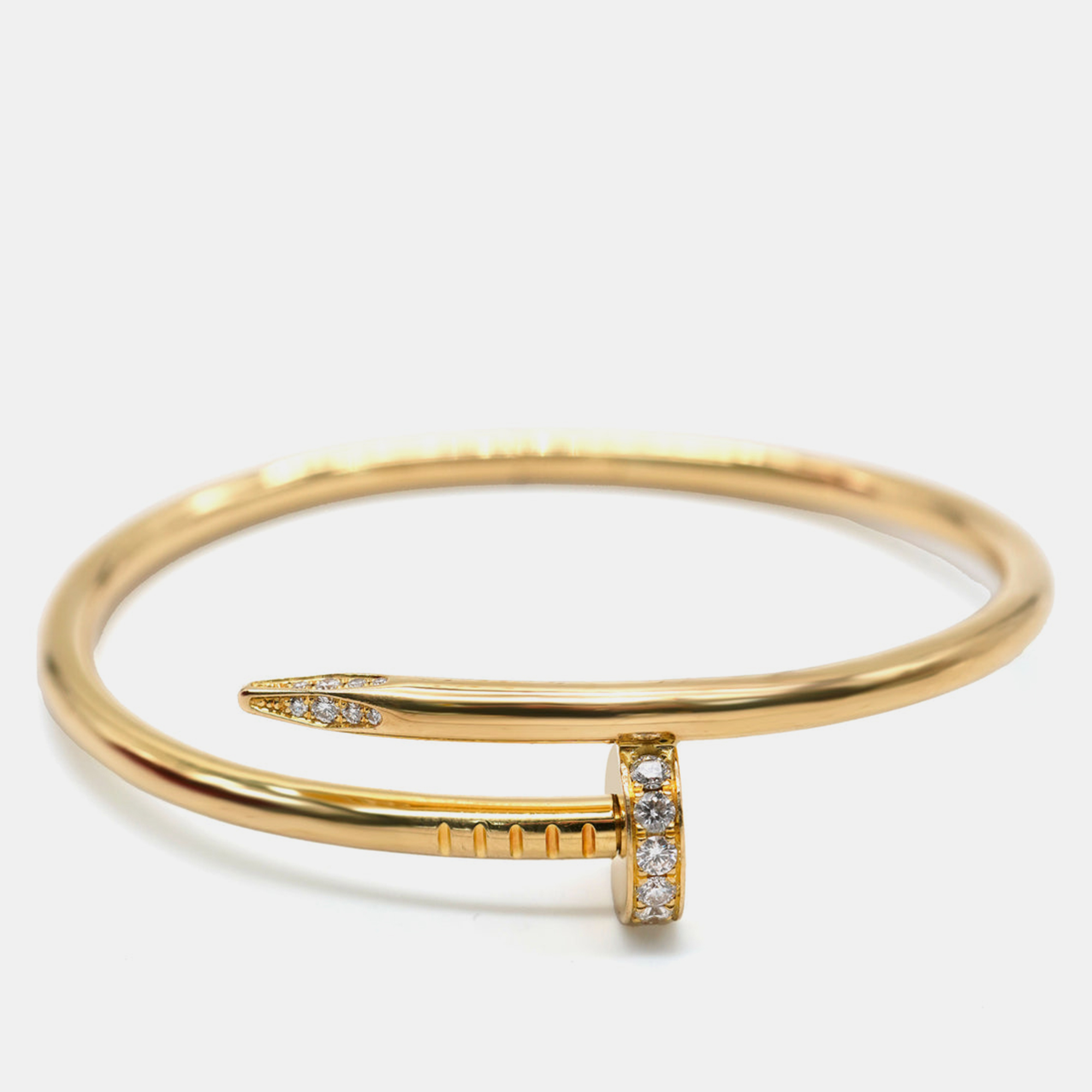 Cartier yellow gold diamonds juste un clou bracelet