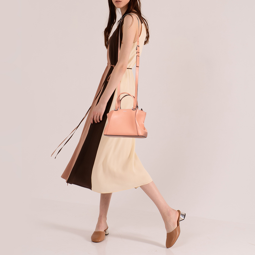 Cartier Peach Leather Mini C de Cartier Satchel, Red
Cartier Peach Leather Mini C de Cartier Satchel, Red