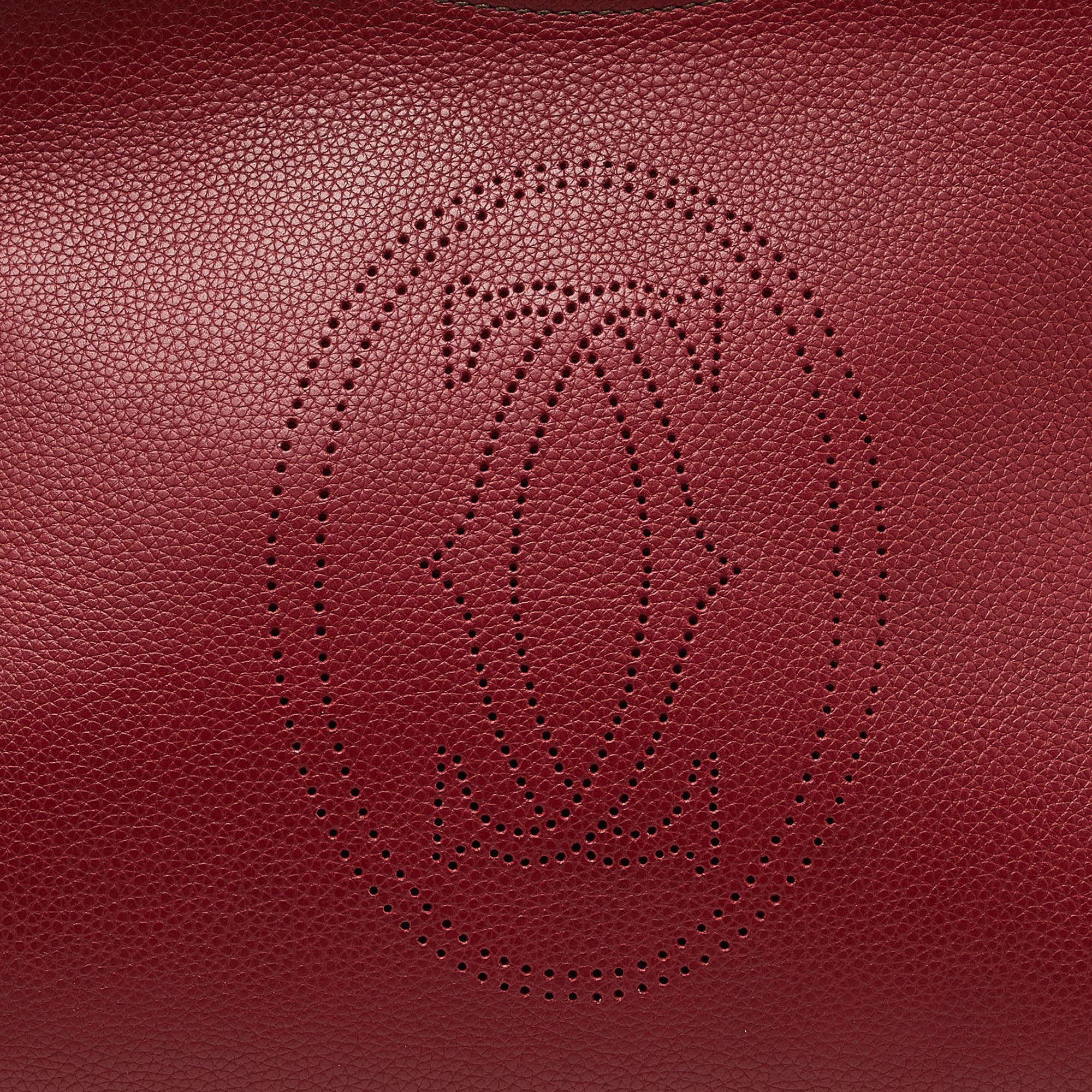Cartier Red Leather Medium Marcello De Cartier Bag