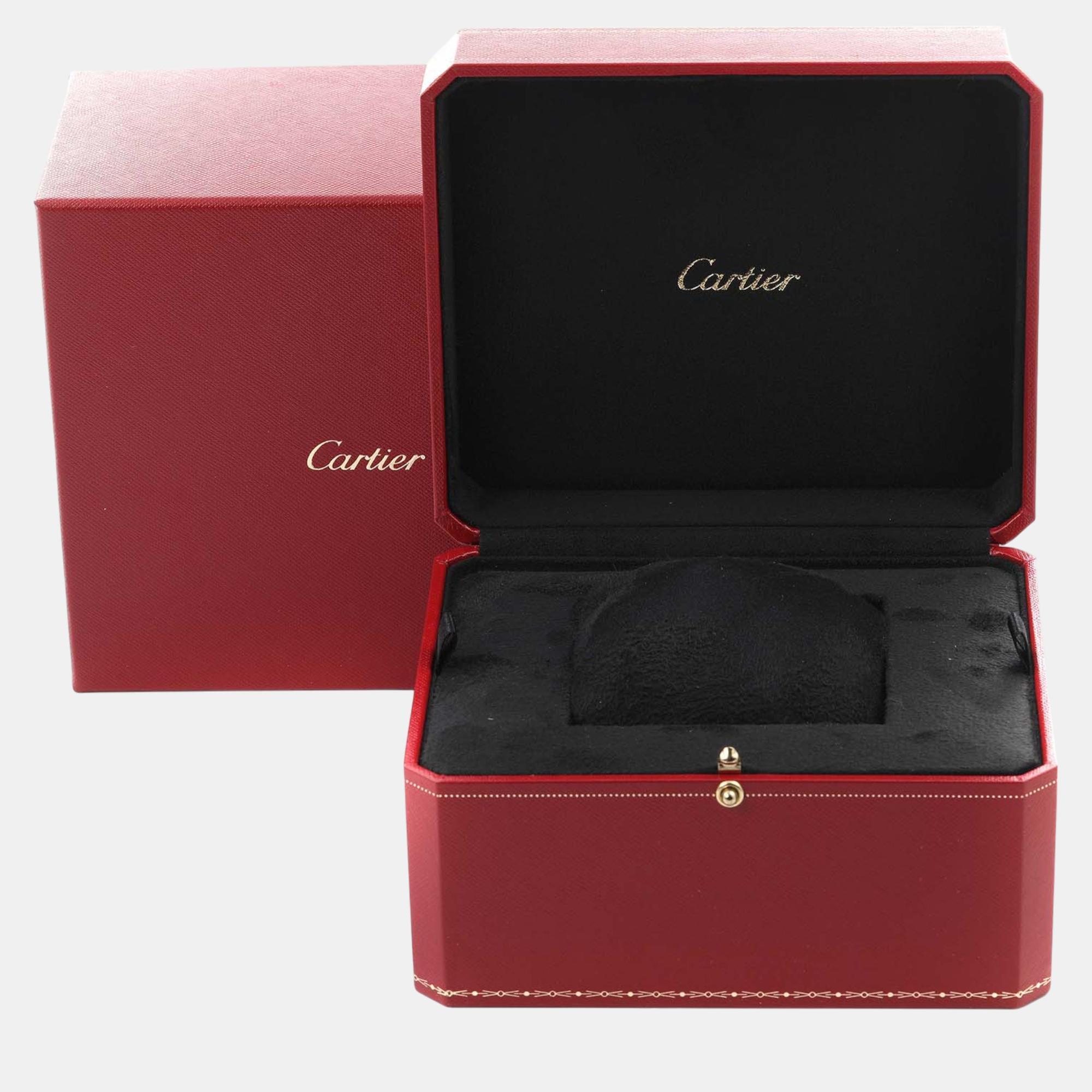 Cartier Panthere Small Steel Diamond Bezel Ladies Watch 23.0 Mm