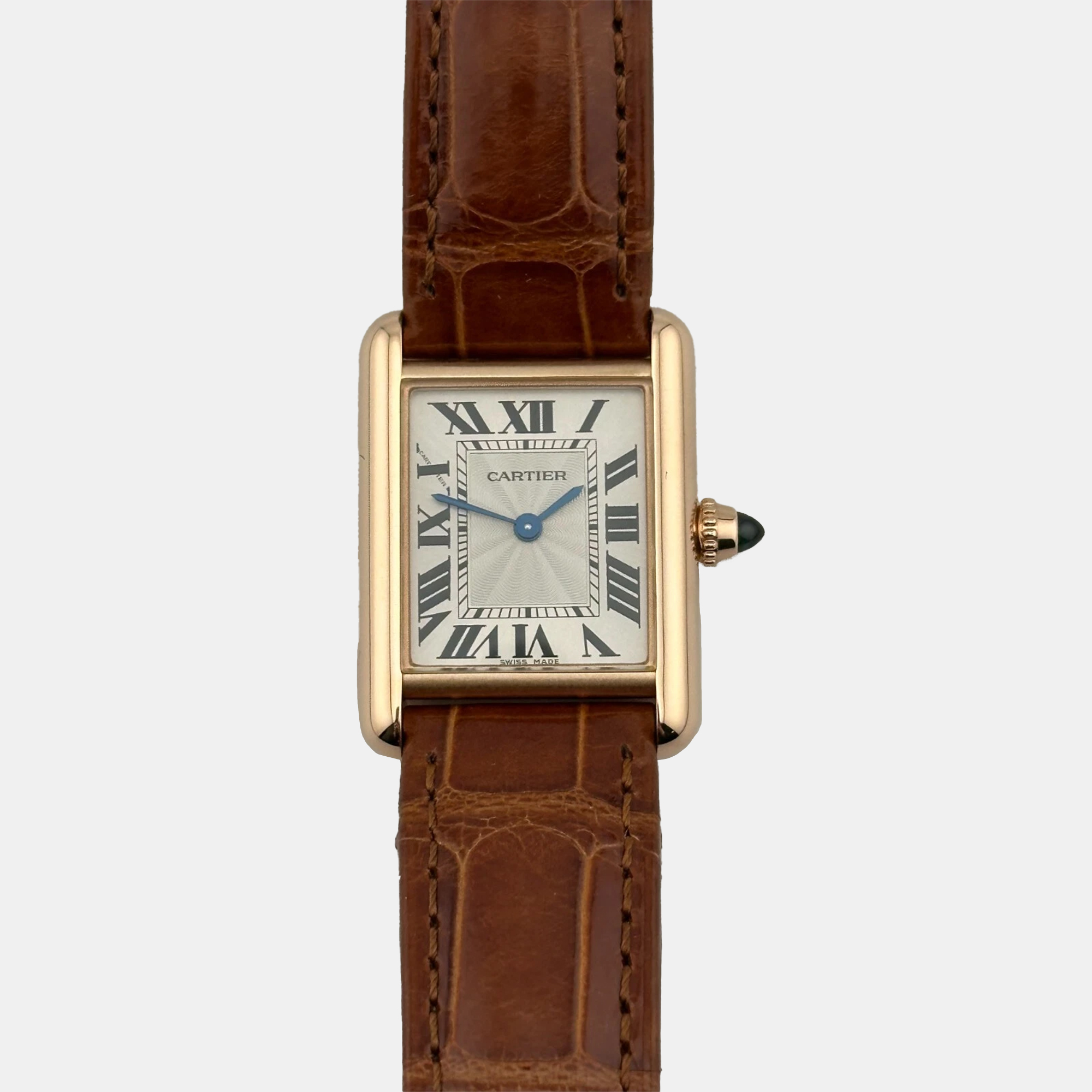 Cartier Silver 18K Rose Gold Tank Louis WGTA0010 Manual Winding Women's Wristwatch 22 mm
Cartier Silver 18K Rose Gold Tank Louis WGTA0010 Manual Winding Women's Wristwatch 22 mm