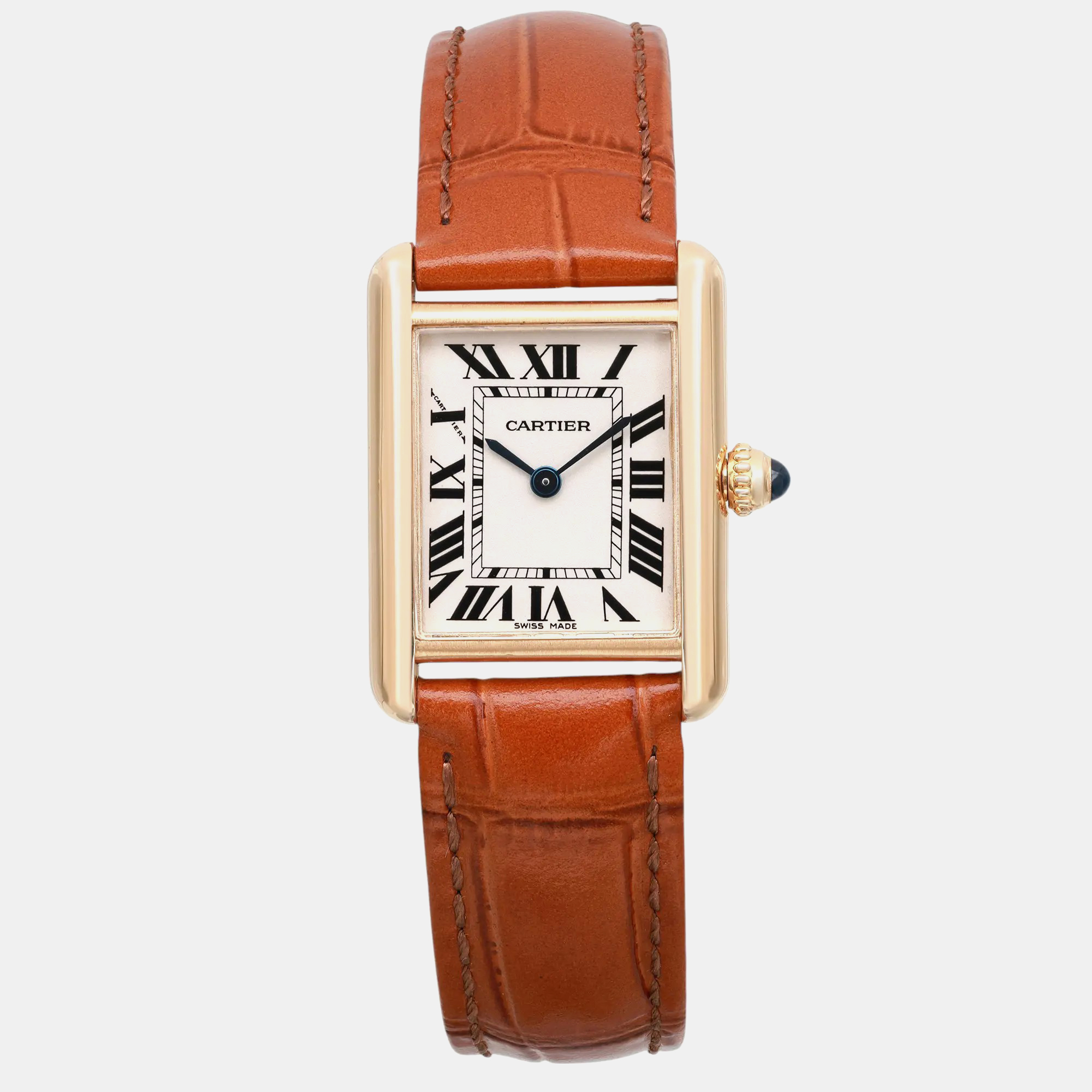 Cartier Cream 18k Yellow Gold Tank Louis W1529856 Quartz Women's Wristwatch 22 mm
Cartier Cream 18k Yellow Gold Tank Louis W1529856 Quartz Women's Wristwatch 22 mm