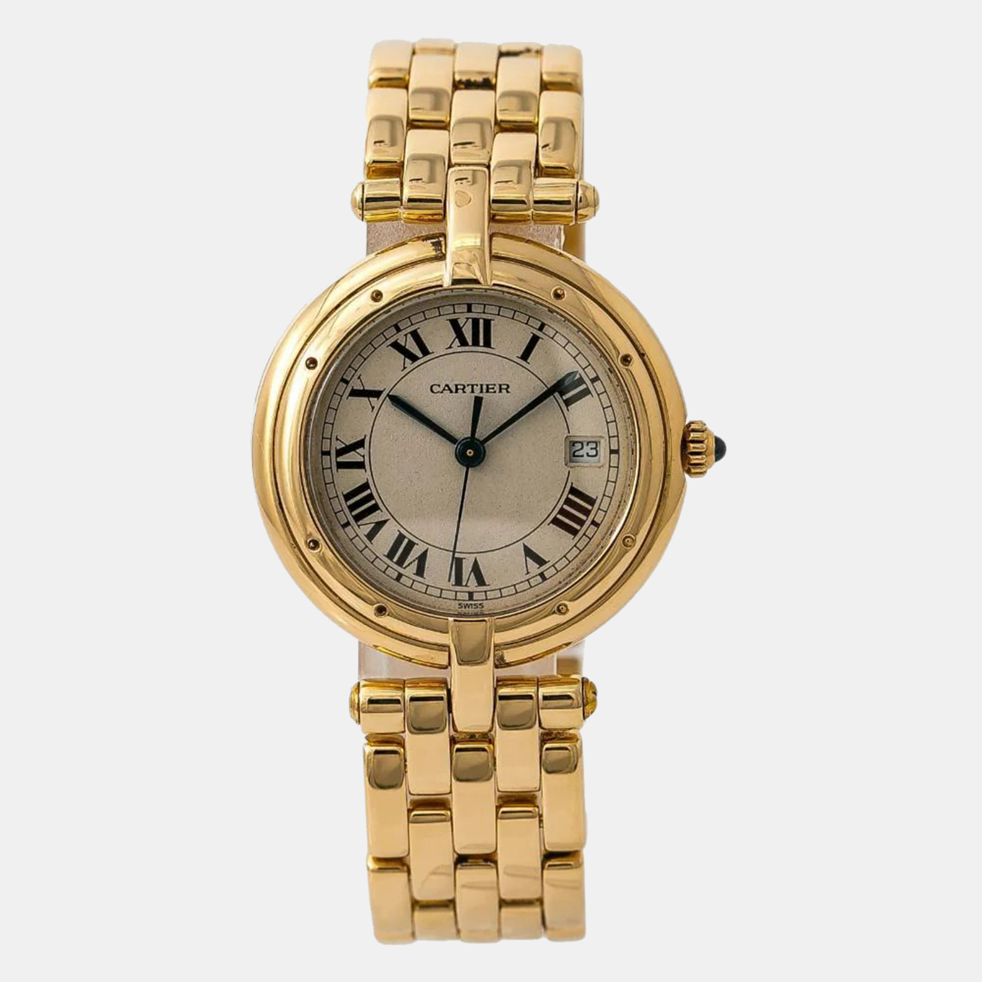 Cartier Panthere 883964 Cream Dial 18K Yellow Gold Women's Wristwatch 33 mm
Cartier Panthere 883964 Cream Dial 18K Yellow Gold Women's Wristwatch 33 mm