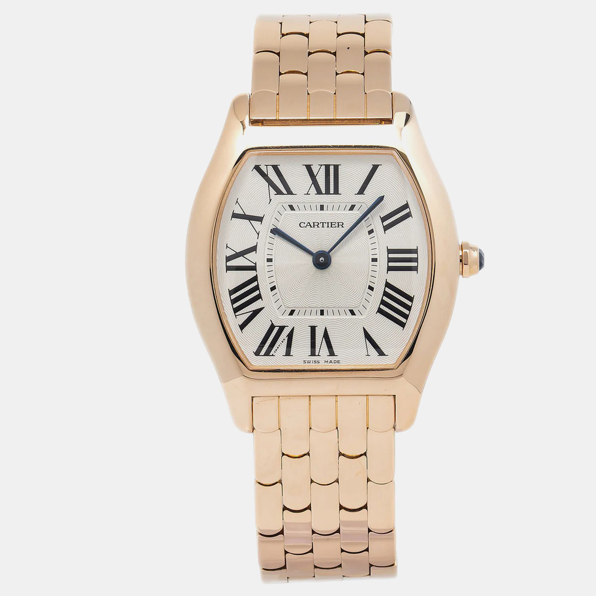 Cartier Silver 18K Rose Gold Tortue W1556366 Manual Winding Women's Wristwatch
Cartier Silver 18K Rose Gold Tortue W1556366 Manual Winding Women's Wristwatch