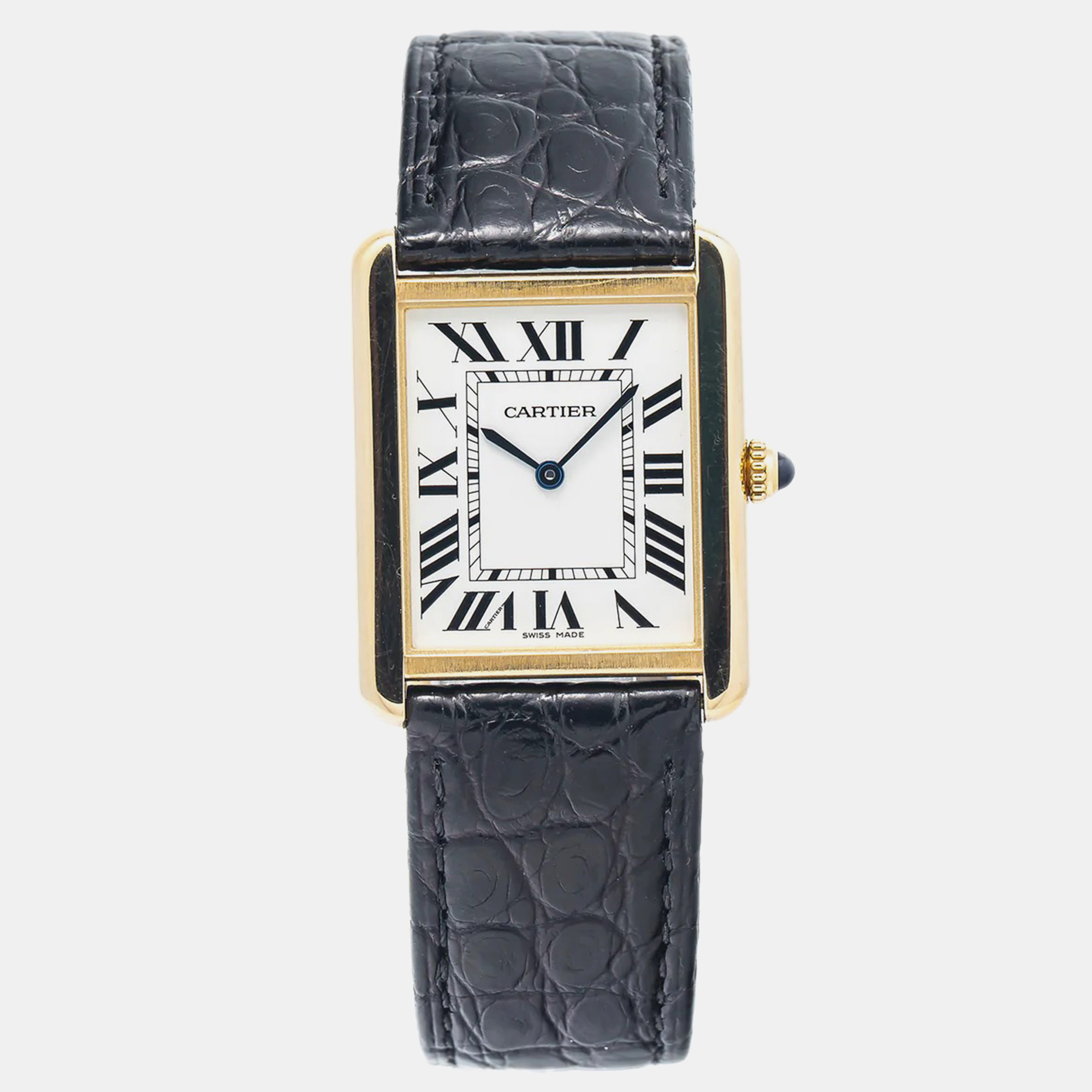 Cartier White Yellow Gold Tank Solo W1018855 Quartz Women's Wristwatch
Cartier White Yellow Gold Tank Solo W1018855 Quartz Women's Wristwatch
