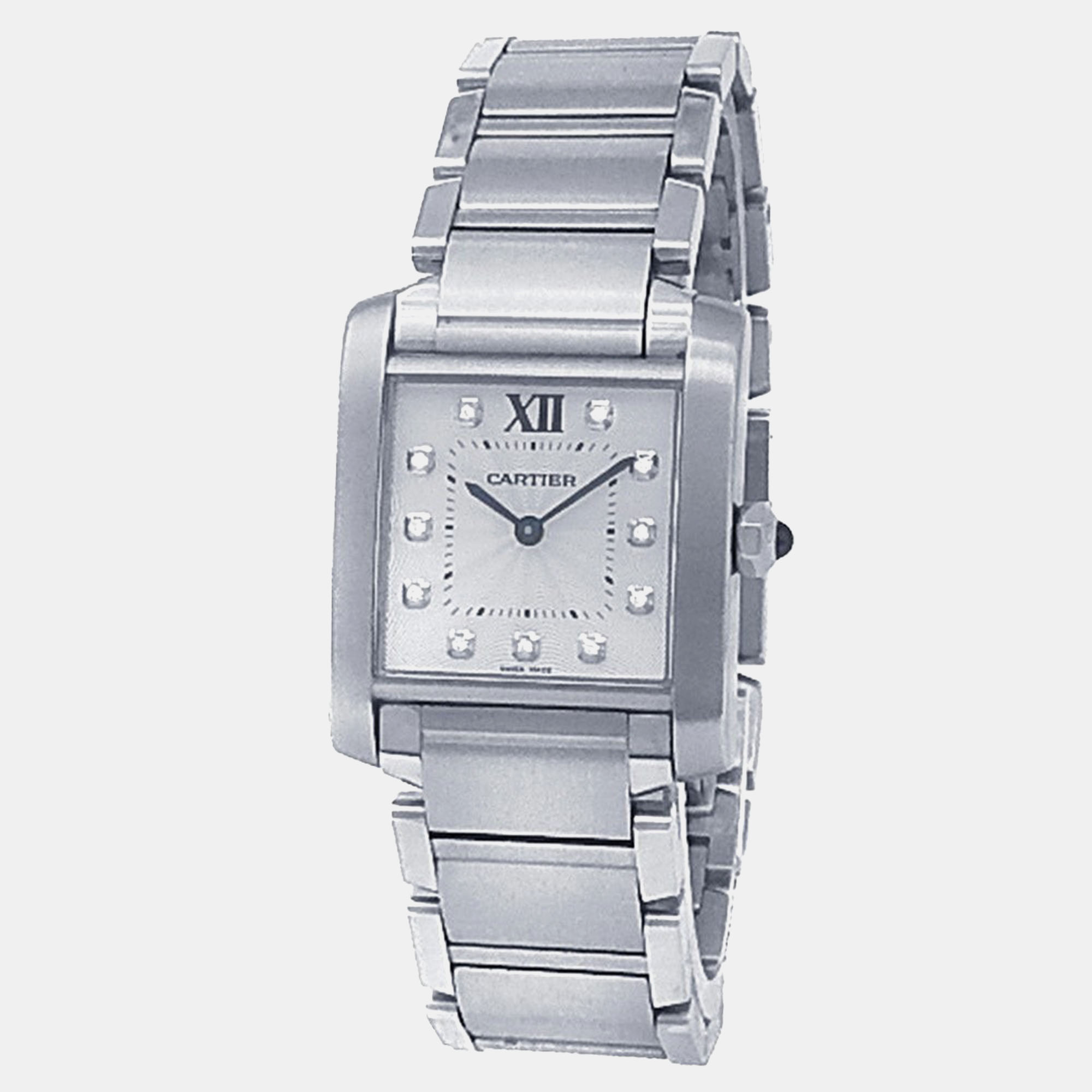 Cartier Tank Francaise WE110007 Quartz Silver Stainless Steel Women's Wristwatch 25 mm
Cartier Tank Francaise WE110007 Quartz Silver Stainless Steel Women's Wristwatch 25 mm