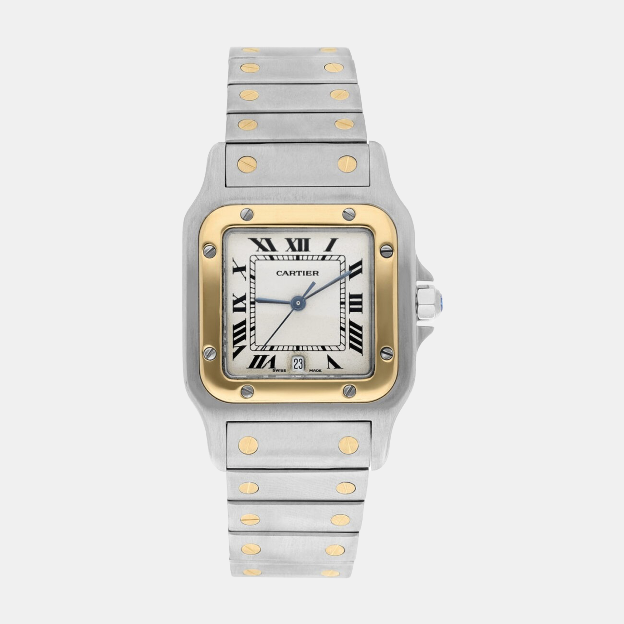 Cartier Santos Galbee | 18k Yellow Gold & Steel | 29mm | 187901