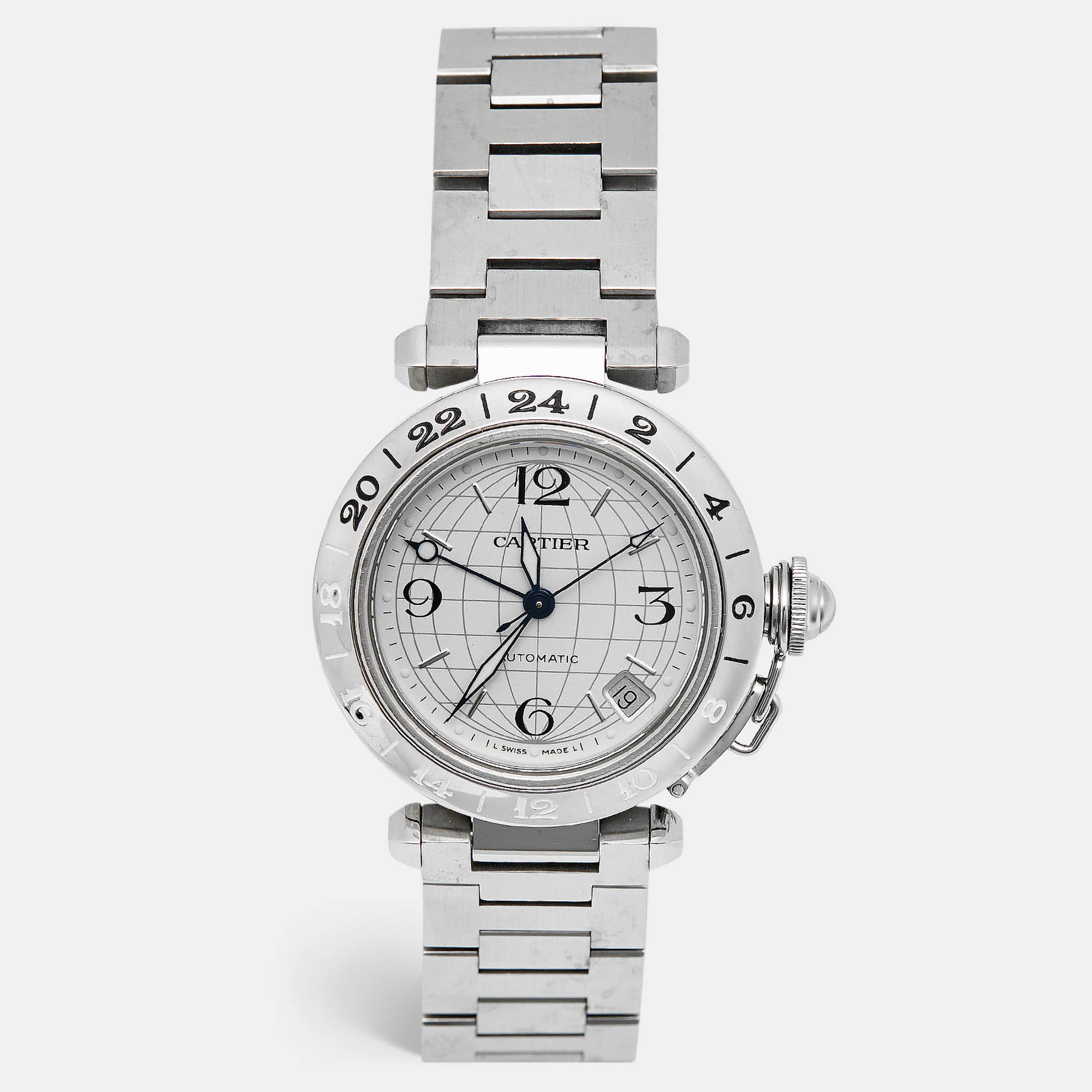 Cartier Pasha De Cartier GMT, Silver
Cartier Pasha De Cartier GMT, Silver