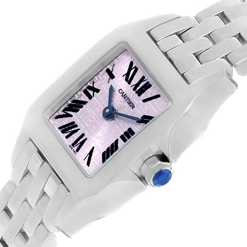 Cartier Purple Stainless Steel Santos Demoiselle W2510002 Women's Wristwatch
Cartier Purple Stainless Steel Santos Demoiselle W2510002 Women's Wristwatch