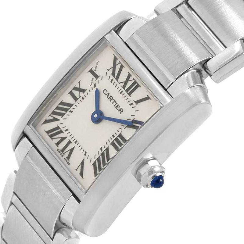 Cartier Silver Stainless Steel Tank Francaise W51008Q3 Women's Wristwatch
Cartier Silver Stainless Steel Tank Francaise W51008Q3 Women's Wristwatch