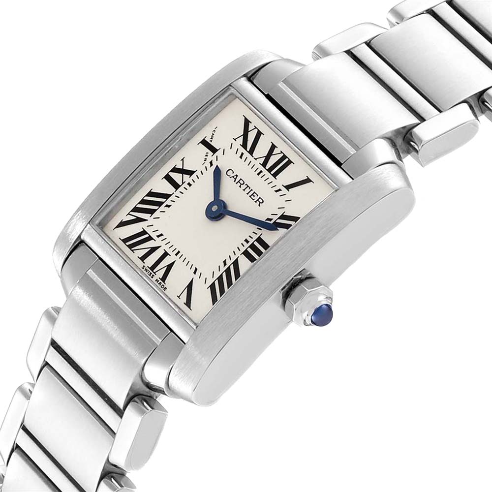 Cartier Silver Stainless Steel Tank Francaise W51008Q3 Women's Wristwatch
Cartier Silver Stainless Steel Tank Francaise W51008Q3 Women's Wristwatch