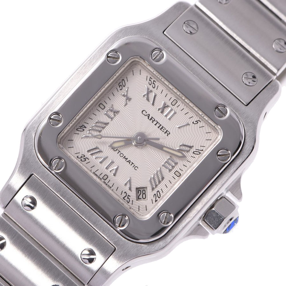 Cartier Silver Stainless Steel Santos Galbee W20044D6 Women's Wristwatch
Cartier Silver Stainless Steel Santos Galbee W20044D6 Women's Wristwatch