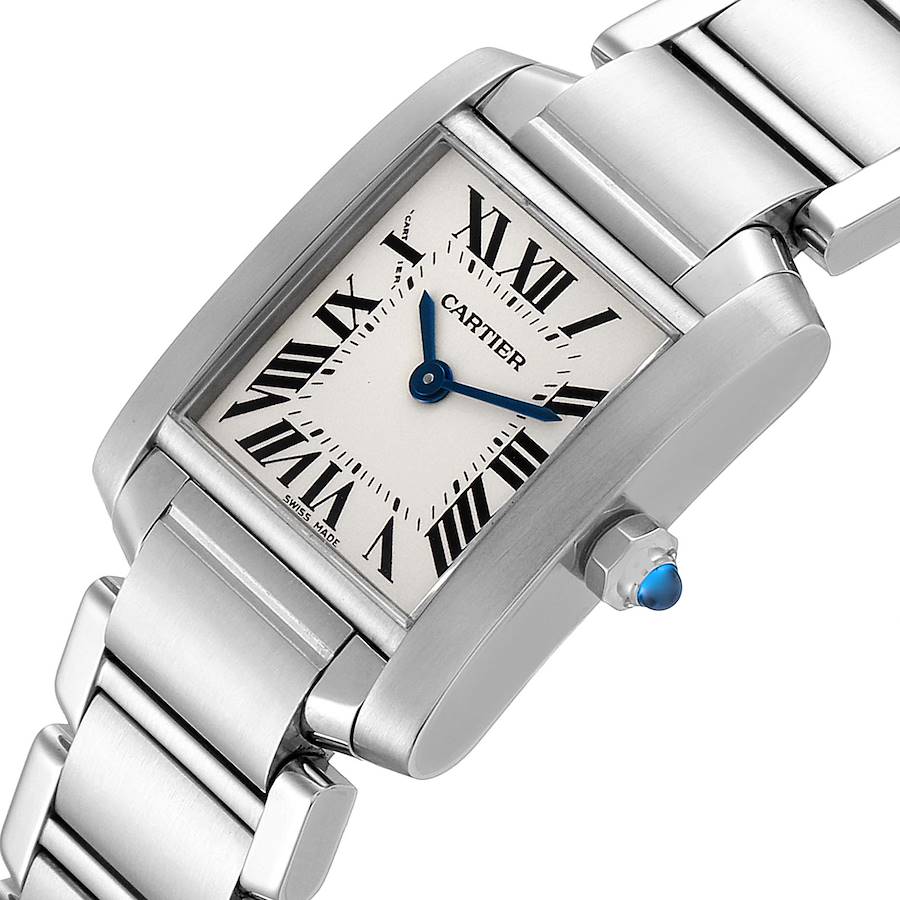 Cartier Silver Stainless Steel Tank Francaise W51008Q3 Women's Wristwatch
Cartier Silver Stainless Steel Tank Francaise W51008Q3 Women's Wristwatch