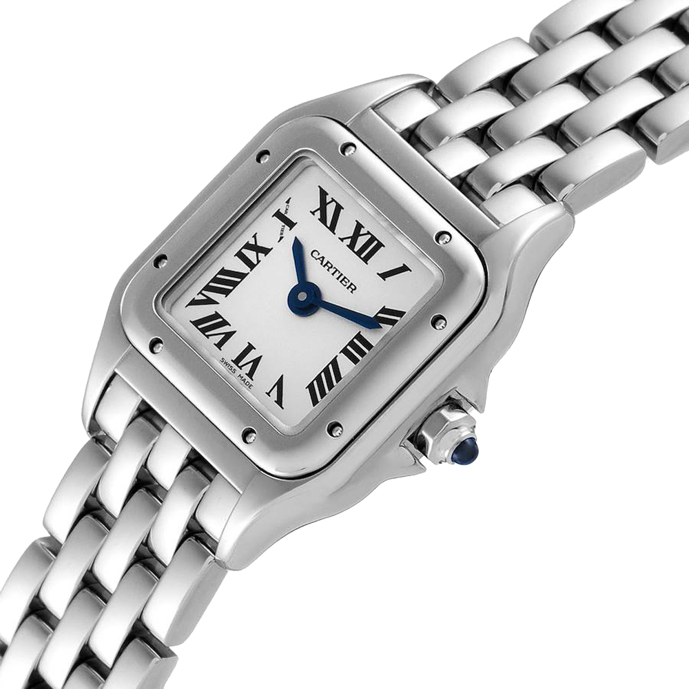 Cartier Silver Stainless Steel Mini Panthere WSPN0019 Women's Wristwatch
Cartier Silver Stainless Steel Mini Panthere WSPN0019 Women's Wristwatch