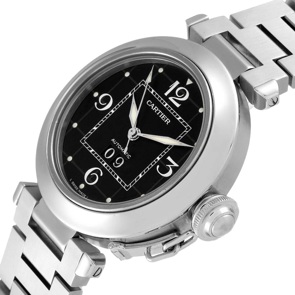 Cartier Black Stainless Steel Pasha C Automatic W31053M7 Women's Wristwatch 35 MM
Cartier Black Stainless Steel Pasha C Automatic W31053M7 Women's Wristwatch 35 MM