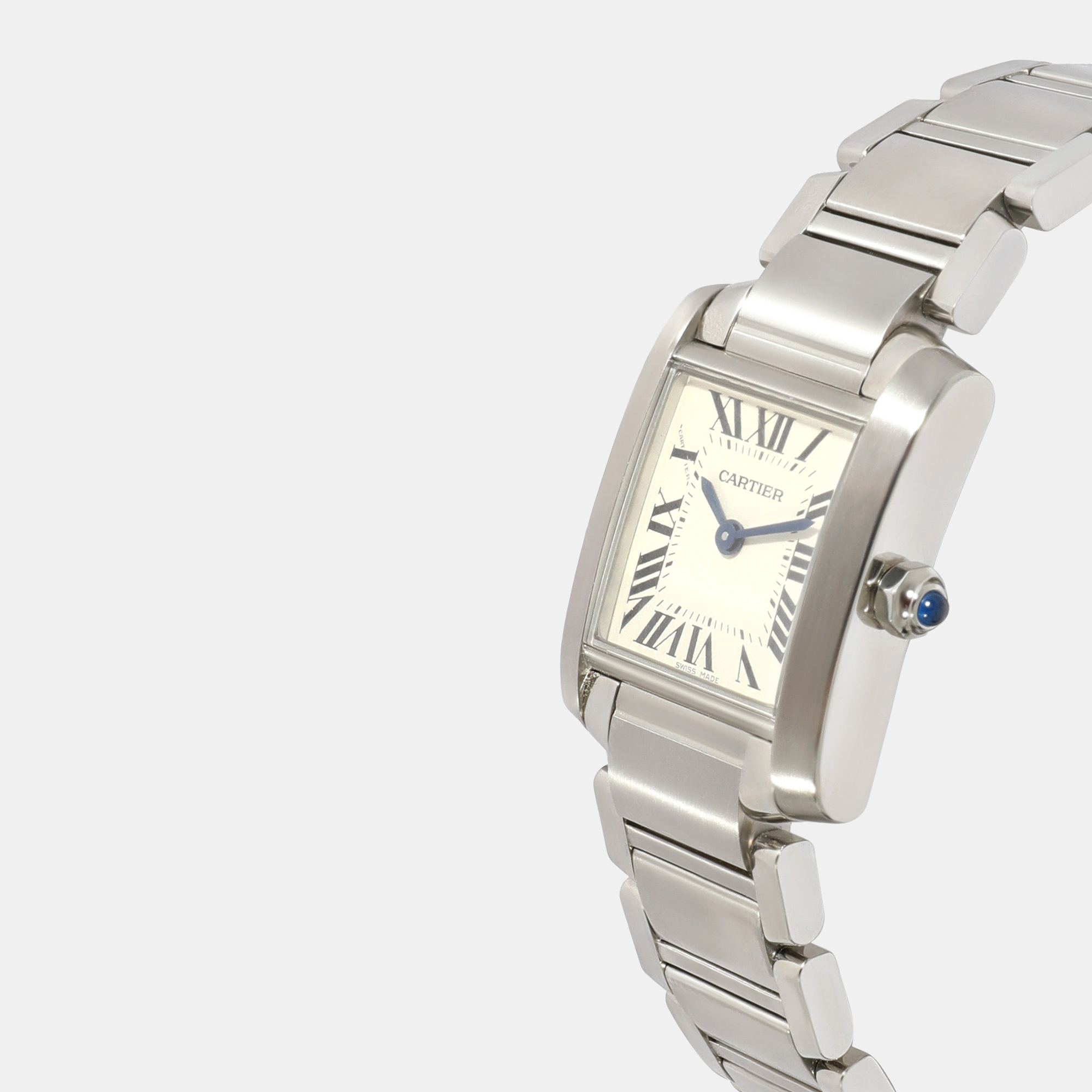 Cartier Silver Stainless Steel Tank Francaise W51008Q3 Quartz Women's Wristwatch 20 mm
Cartier Silver Stainless Steel Tank Francaise W51008Q3 Quartz Women's Wristwatch 20 mm