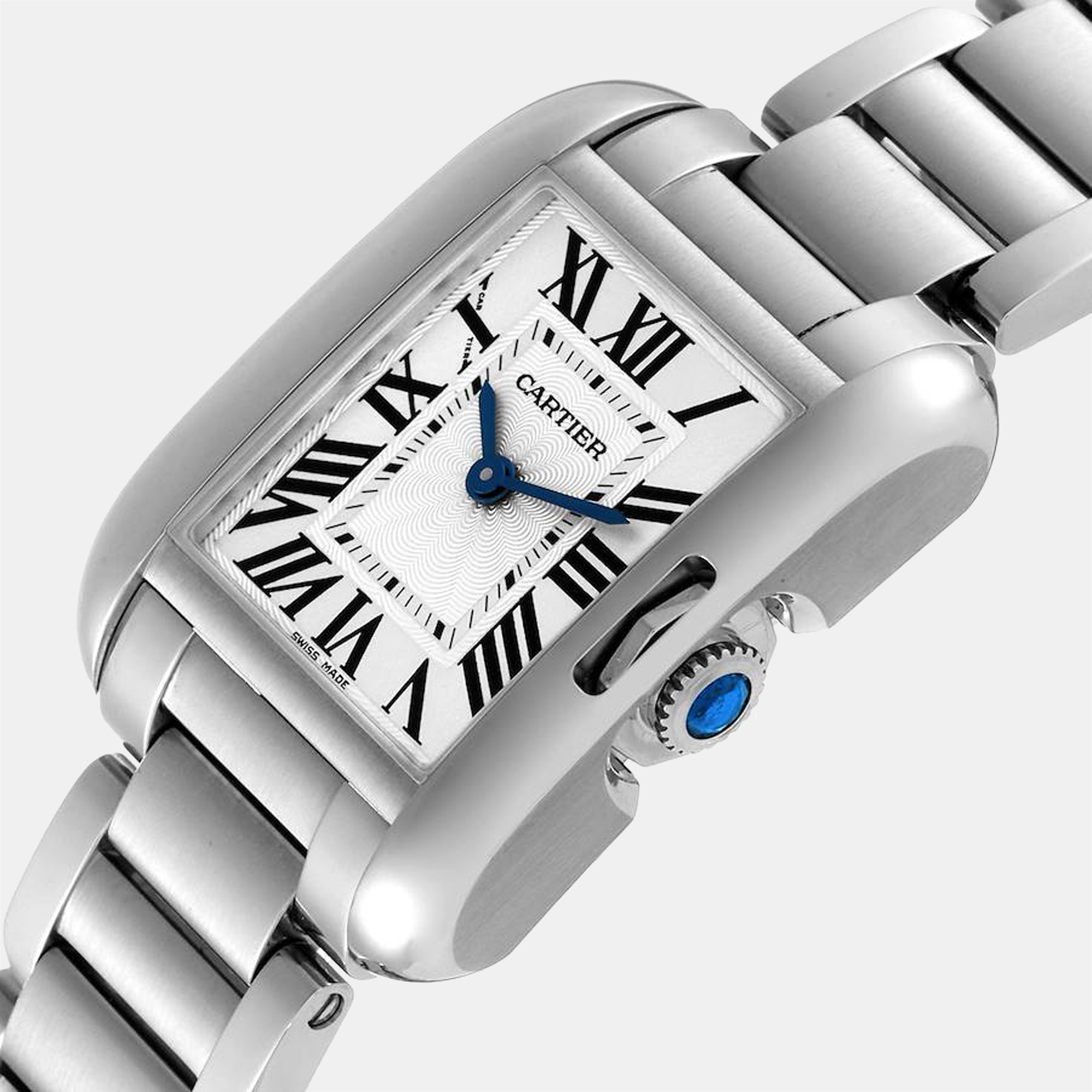 Cartier Silver Stainess Steel Tank Anglaise W5310022 Women's Wristwatch 30 mm
Cartier Silver Stainess Steel Tank Anglaise W5310022 Women's Wristwatch 30 mm