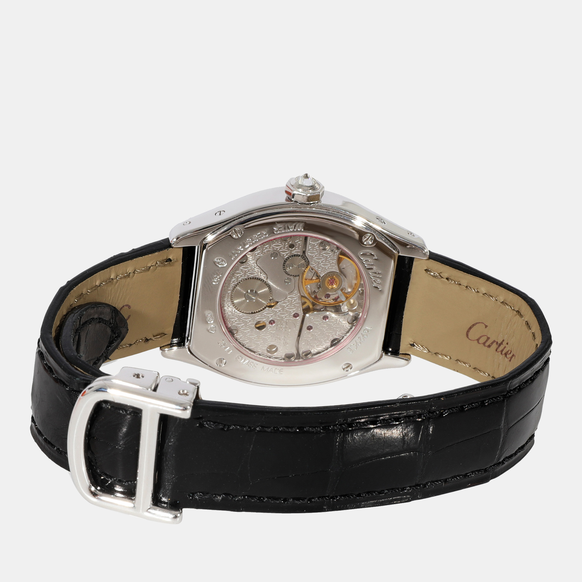 Cartier Tortue 2644 Women's Watch In 18kt White Gold