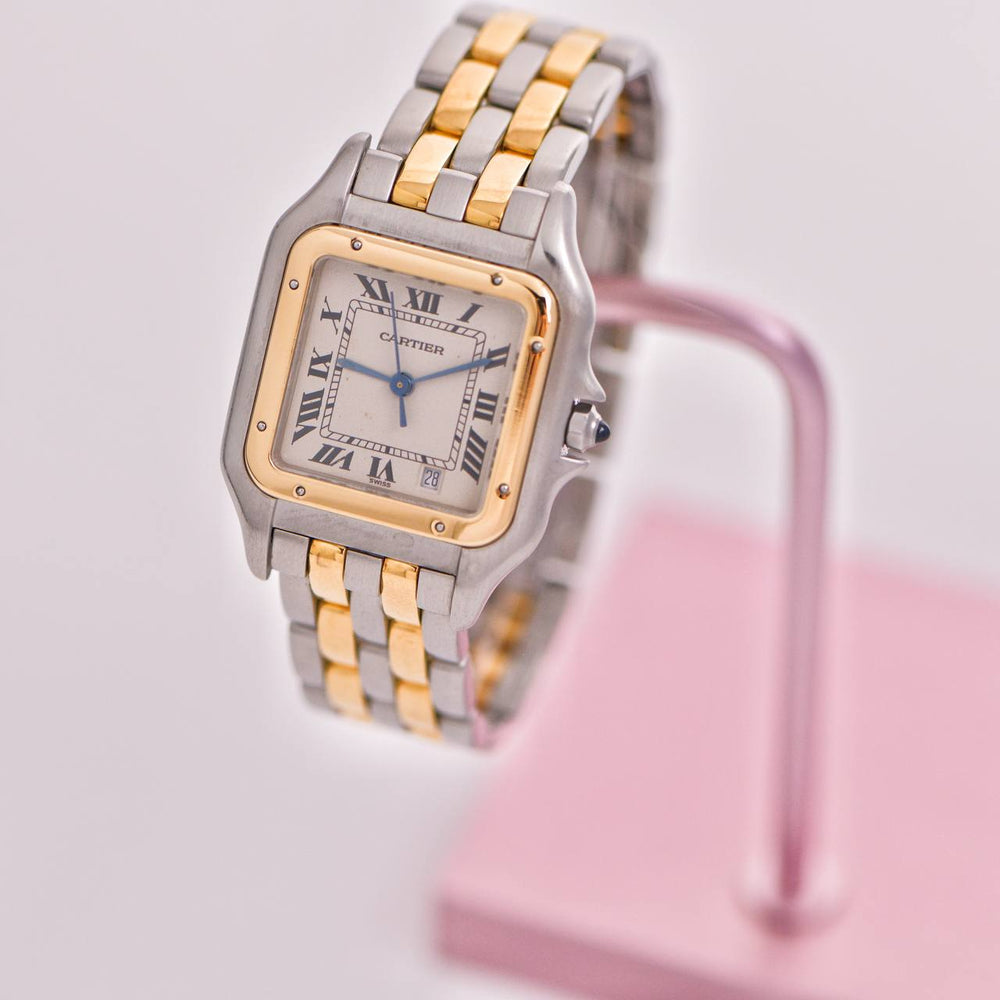 Cartier Panthère Medium Model Steel & Yellow Gold Watch W2PN0007