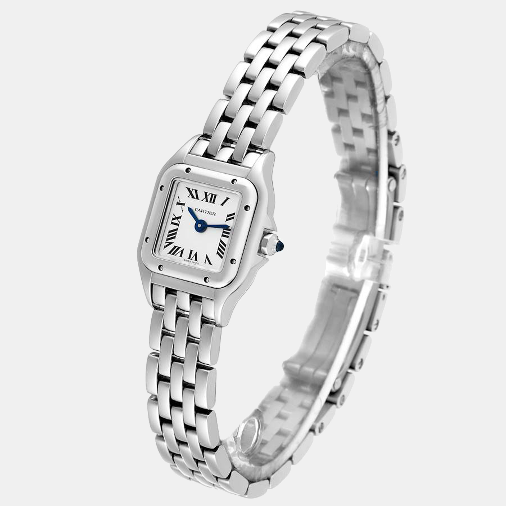 Cartier Panthere Mini Stainless Steel Ladies Watch WSPN0019