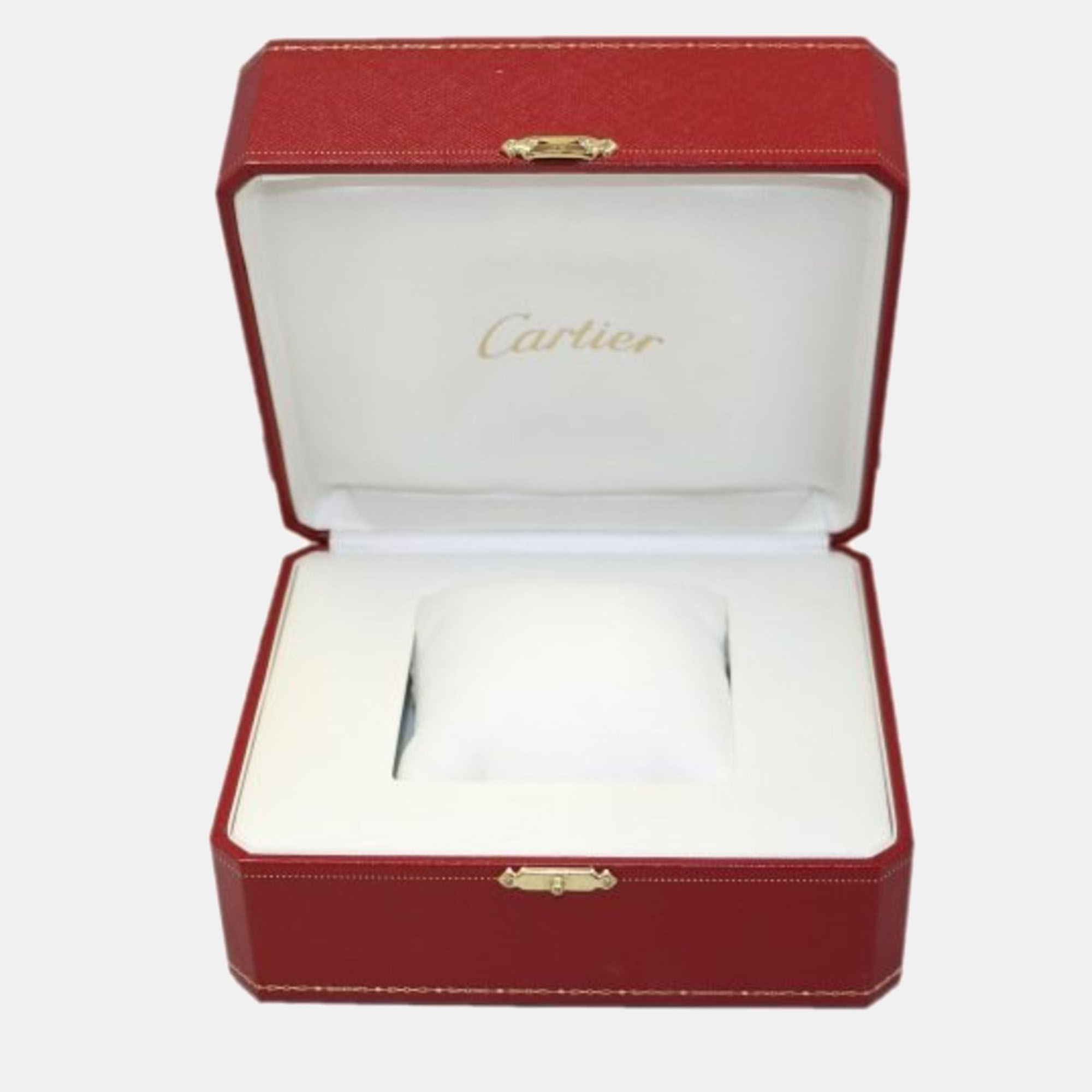 Cartier Purple Stainless Steel Santos Demoiselle W2510002 Quartz Women's Wristwatch 21 Mm