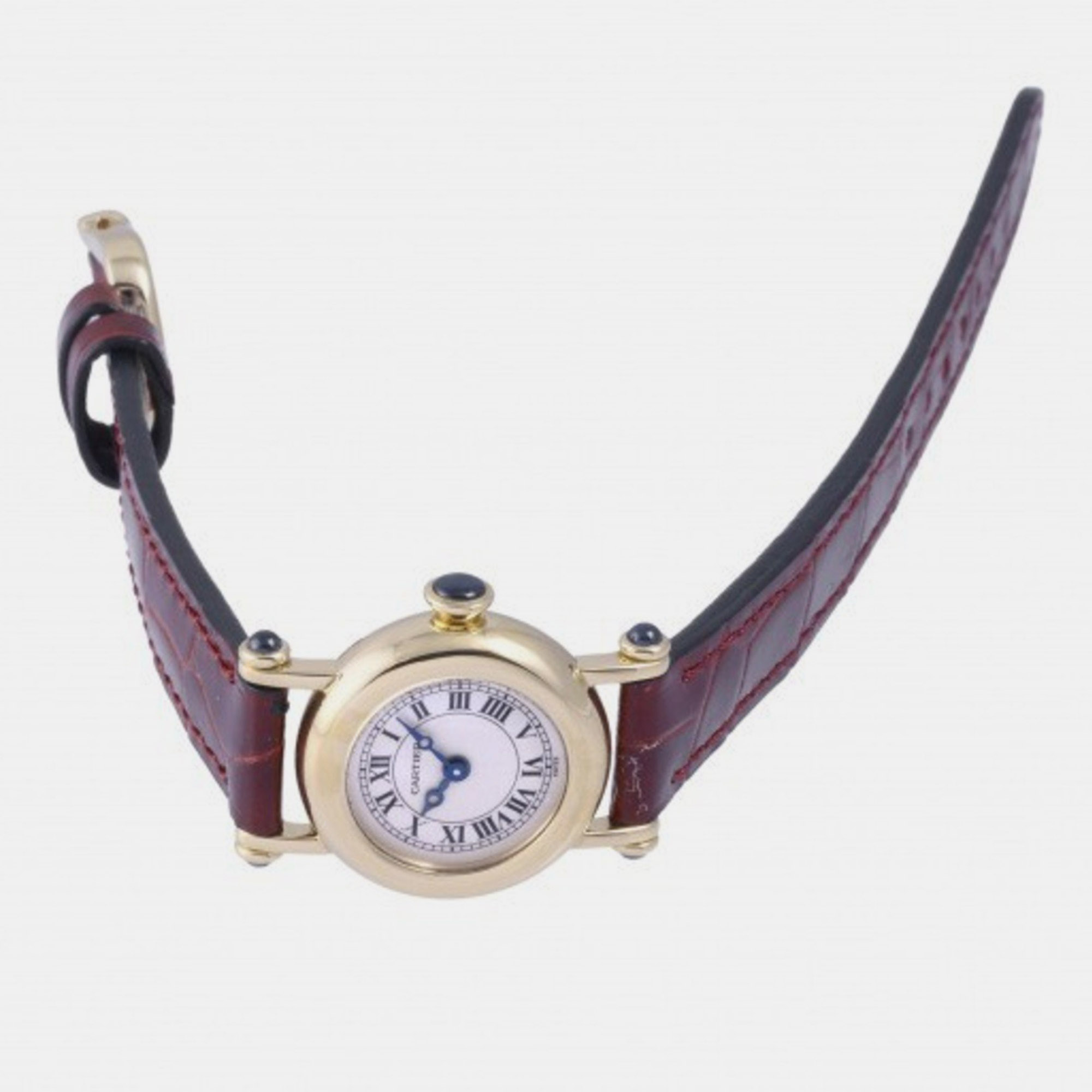 Cartier White 18k Yellow Gold Diabolo W1511556 Quartz Women's Wristwatch 20 mm
Cartier White 18k Yellow Gold Diabolo W1511556 Quartz Women's Wristwatch 20 mm