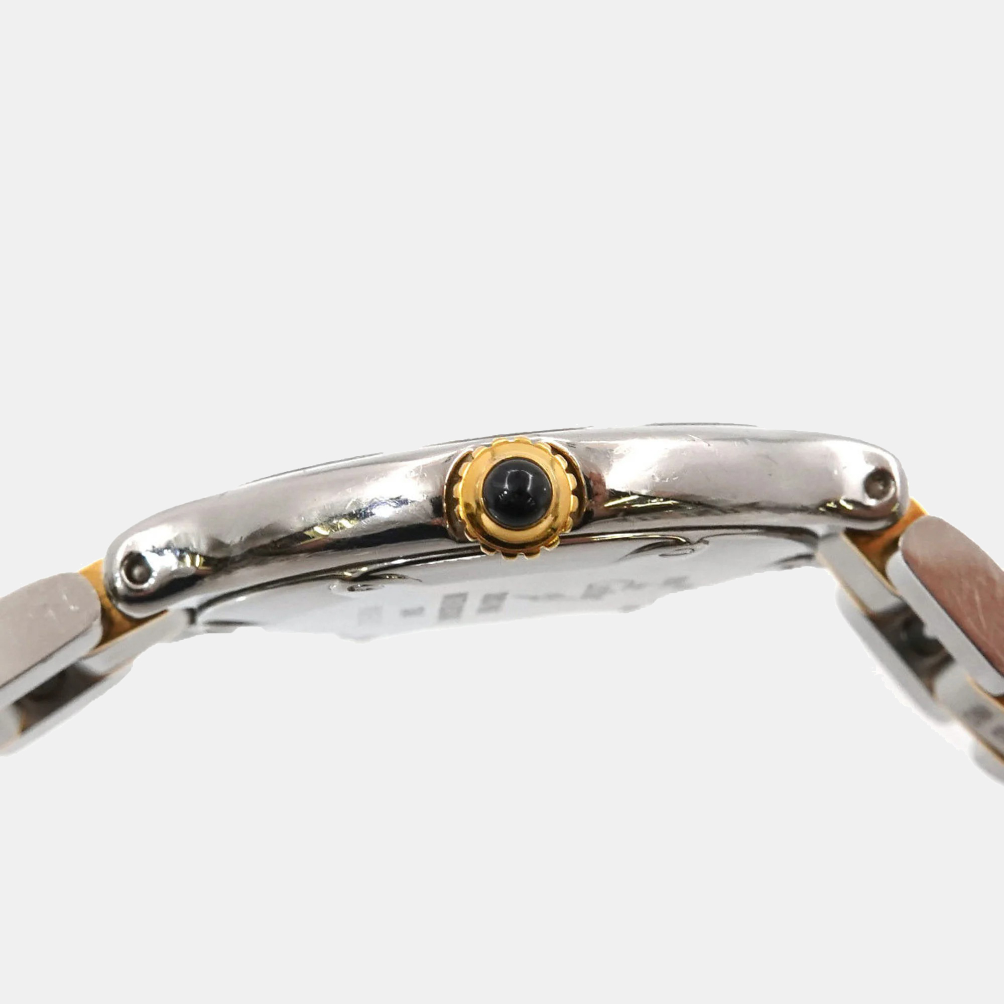 Cartier Silver  Stainless Steel Must 21 De Cartier W10073R6 Quartz Women's Wristwatch 28 Mm