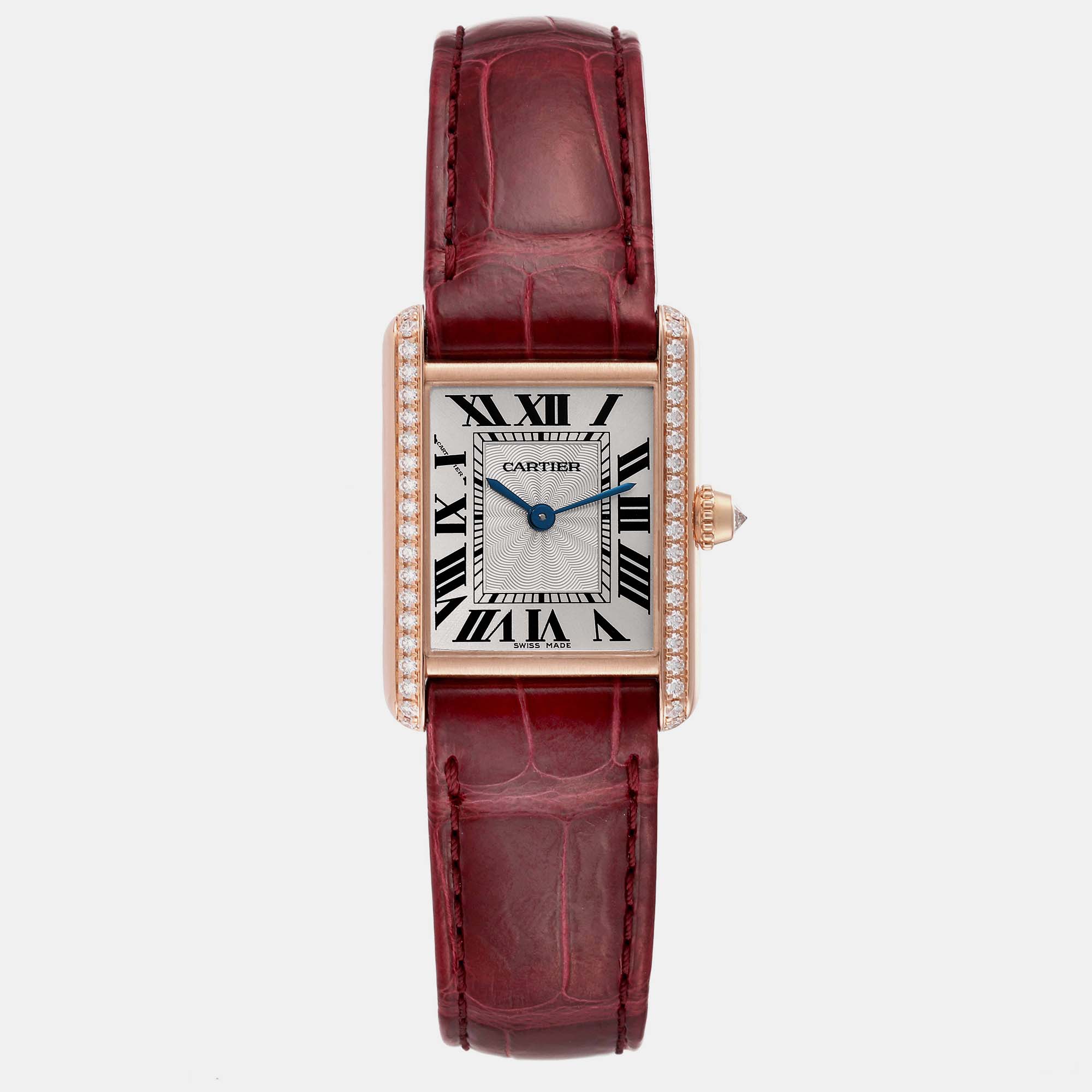 Cartier Tank Louis Rose Gold Diamond Ladies Watch WJTA0010 29.5 X 22 Mm