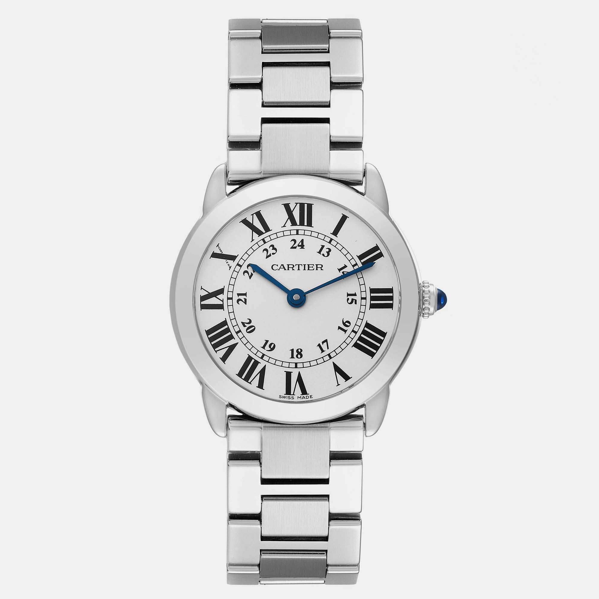 Cartier Ronde Solo Small Steel Quartz Ladies Watch W6701004