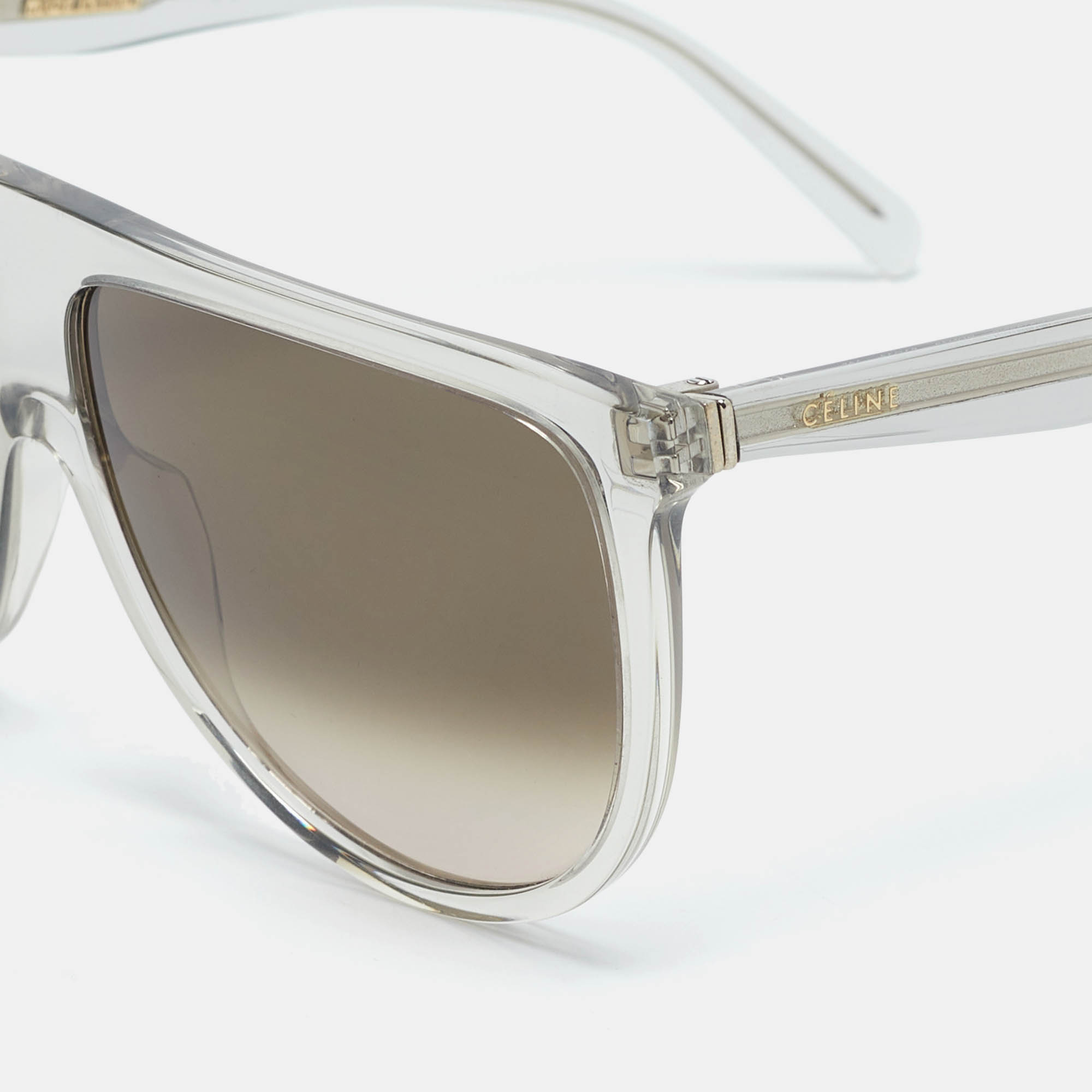 Celine Grey Gradient CL41435/S Thin Shadow Oversized Sunglasses