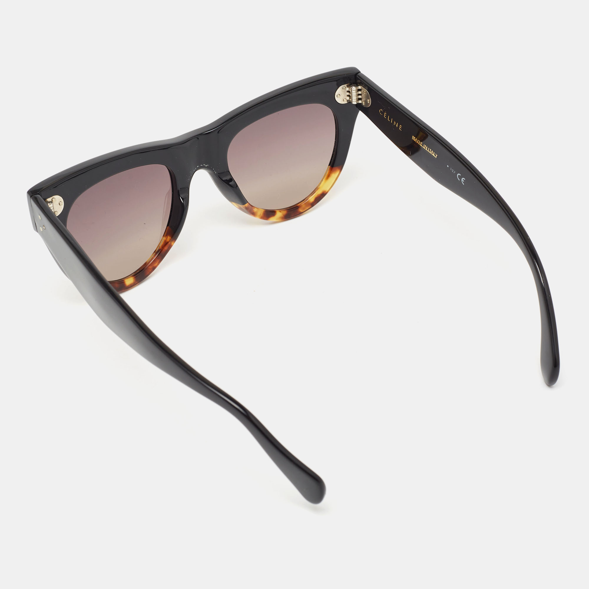 Celine Dark Brown/Black Tortoise Cl400161 Sunglasses